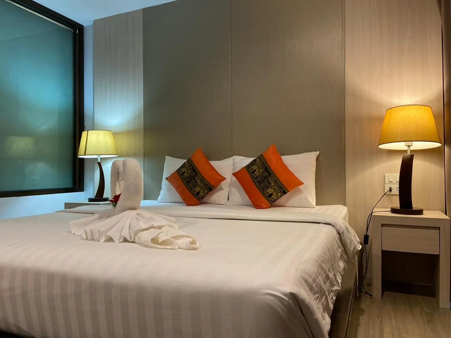 Bed in A Plus Deluxe Hotel