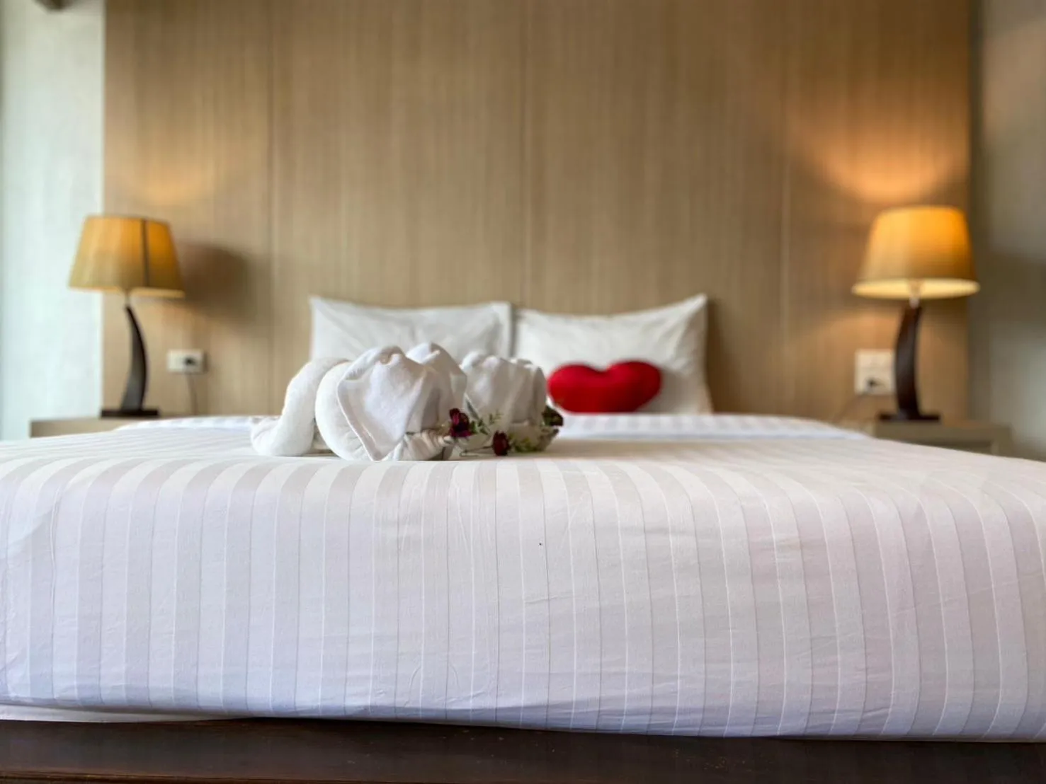 Photo of the whole room, Bed in A Plus Deluxe Hotel