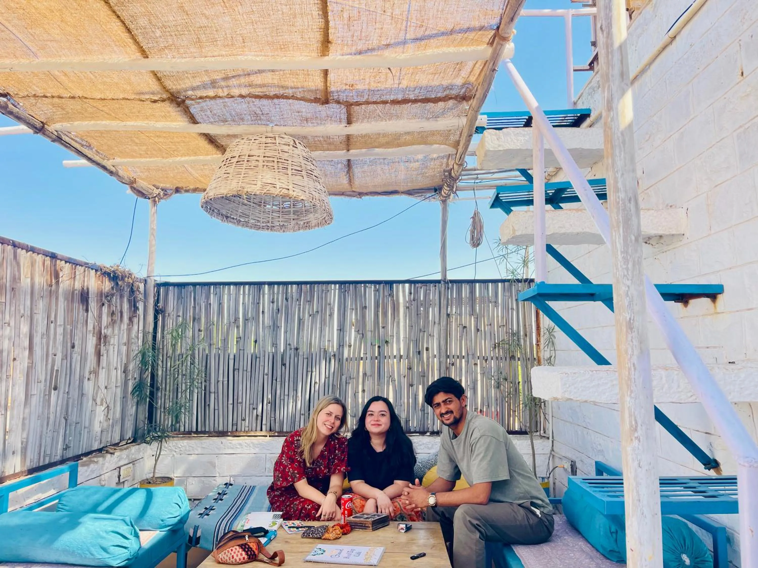 Day in Jaisalmer Hostel Crowd