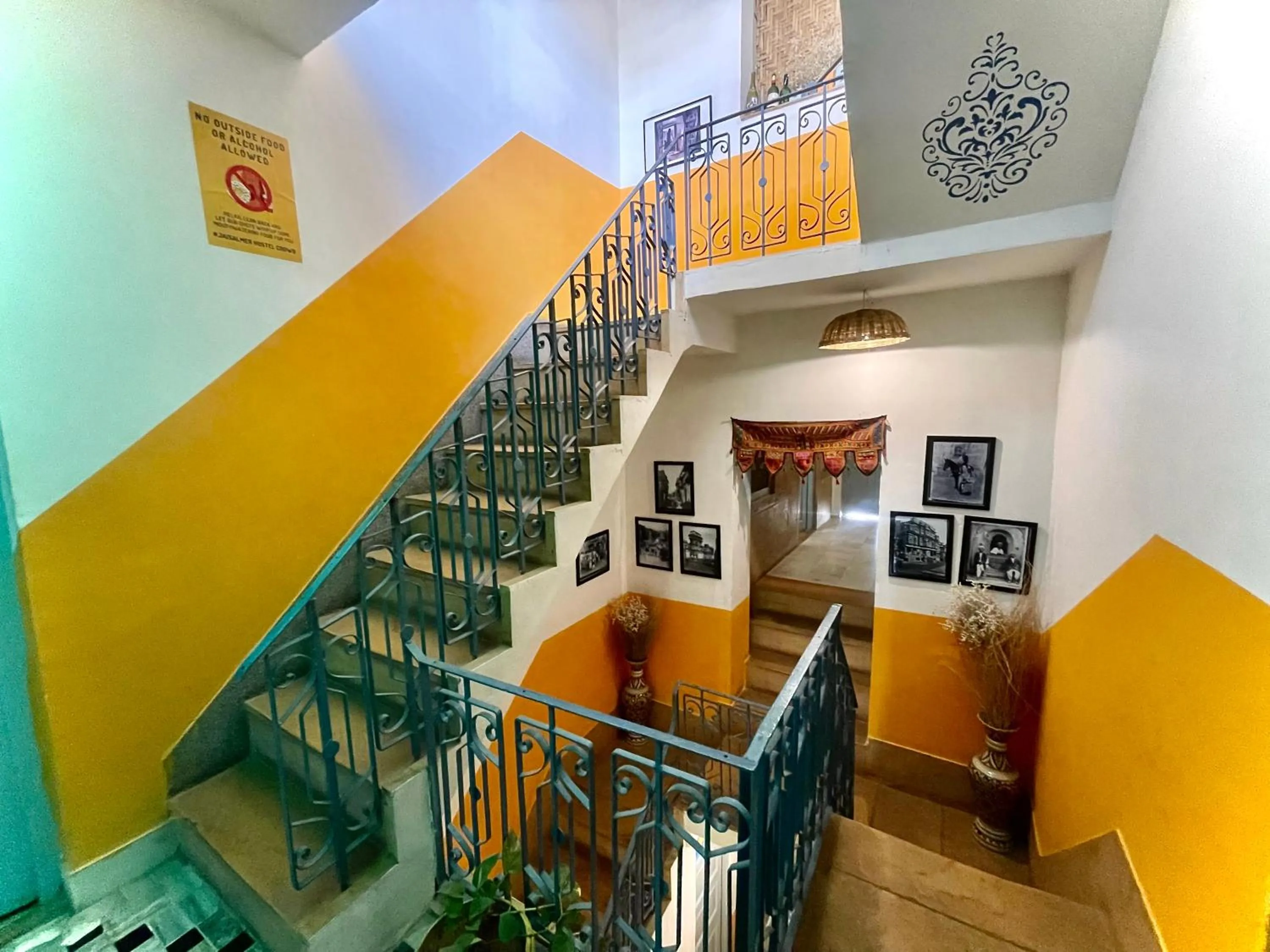 Property building in Jaisalmer Hostel Crowd