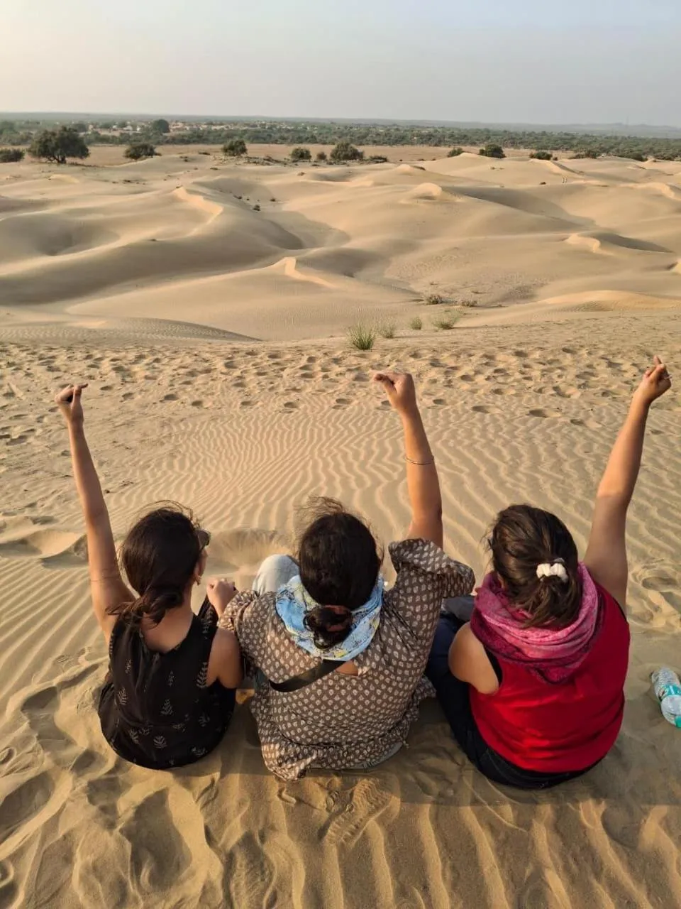 People in Jaisalmer Hostel Crowd