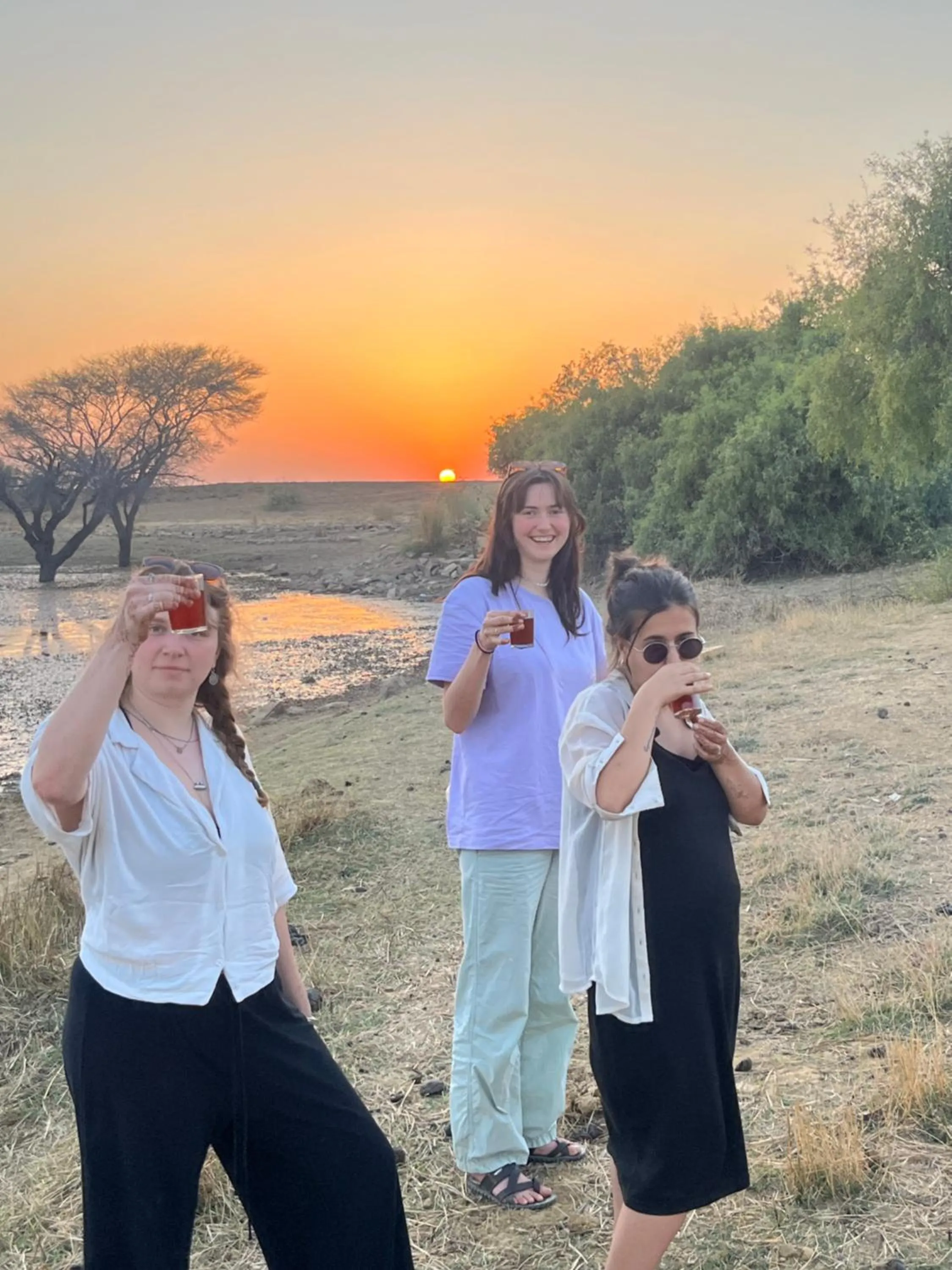 People in Jaisalmer Hostel Crowd