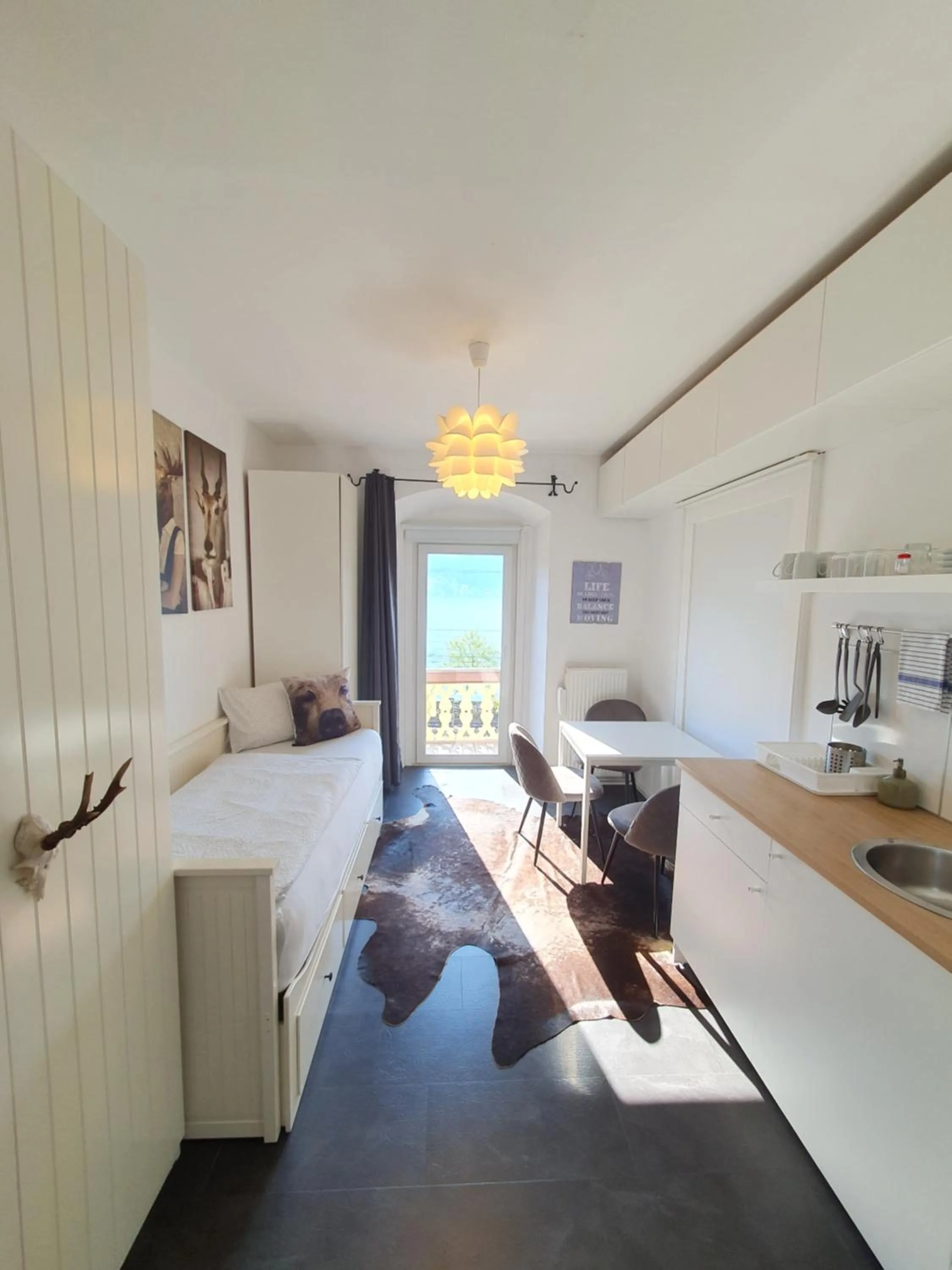Bed in Appartement Harrer