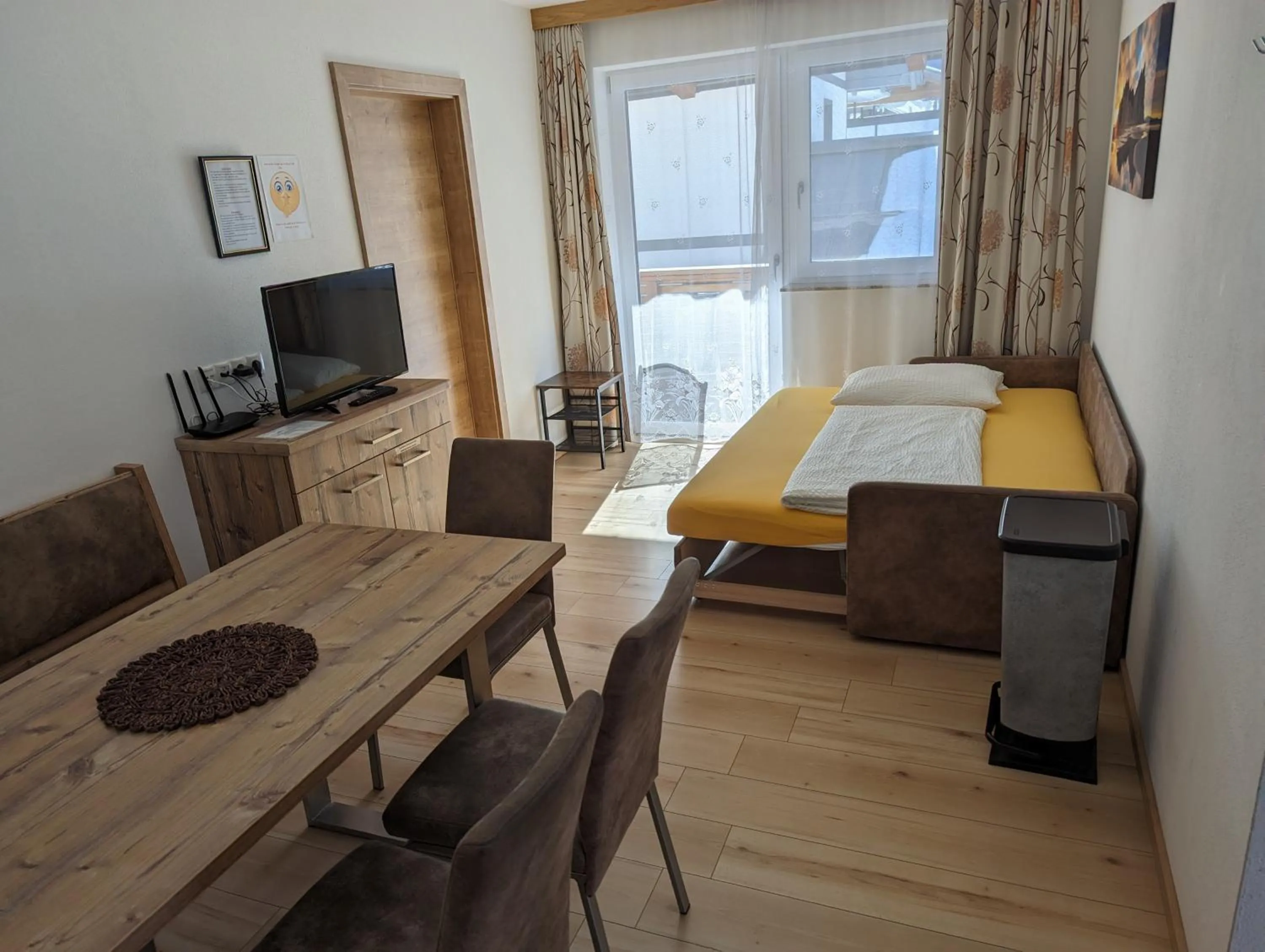 TV and multimedia, Bed in Appartements Gotthardt