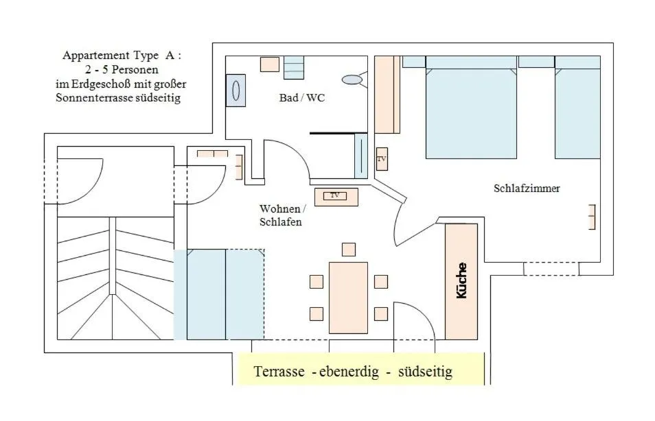 Floor plan in Appartements Gotthardt