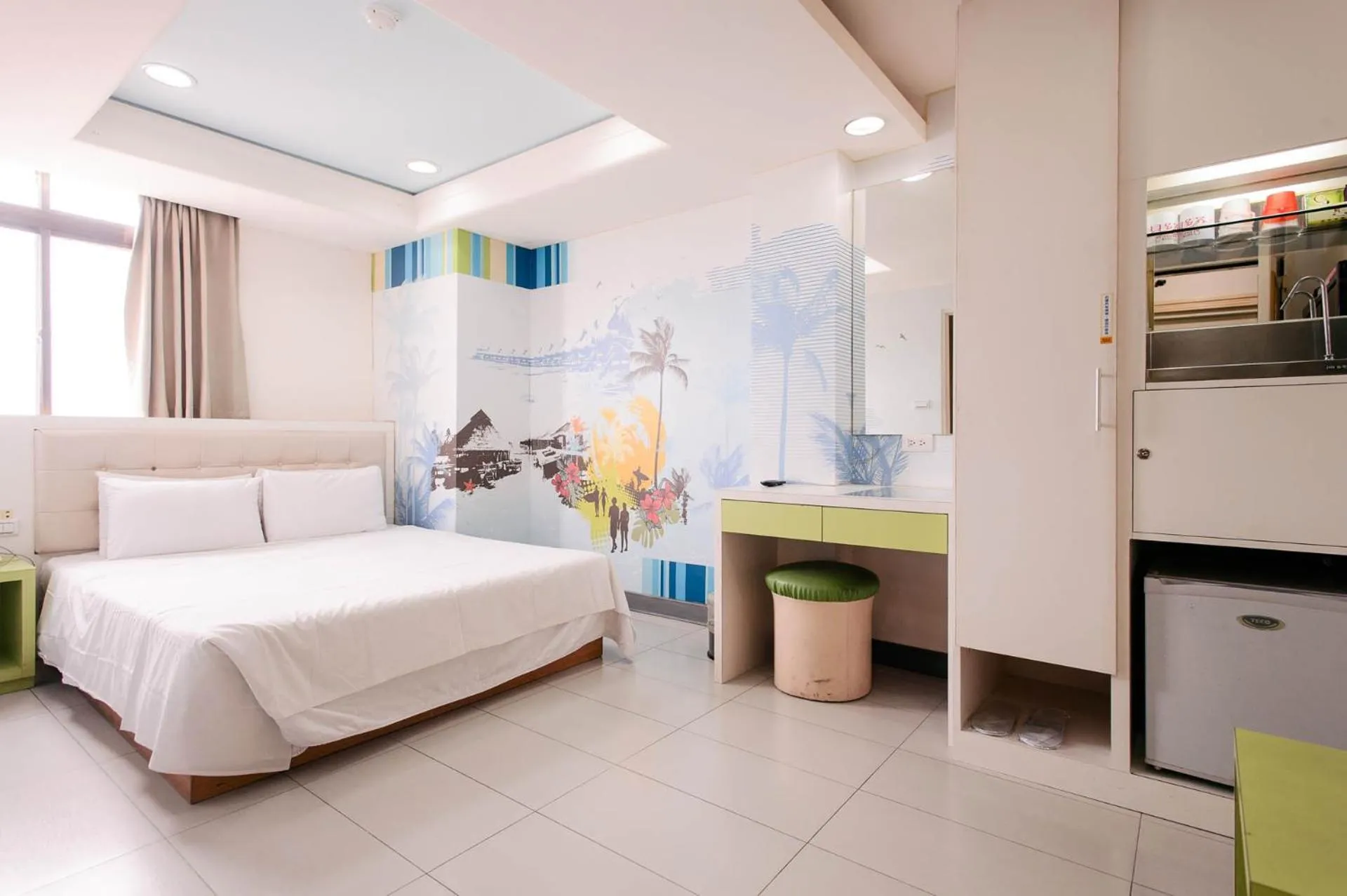 Bed in Beethoven Express Hotel