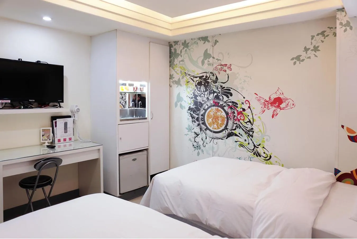 Bed in Beethoven Express Hotel