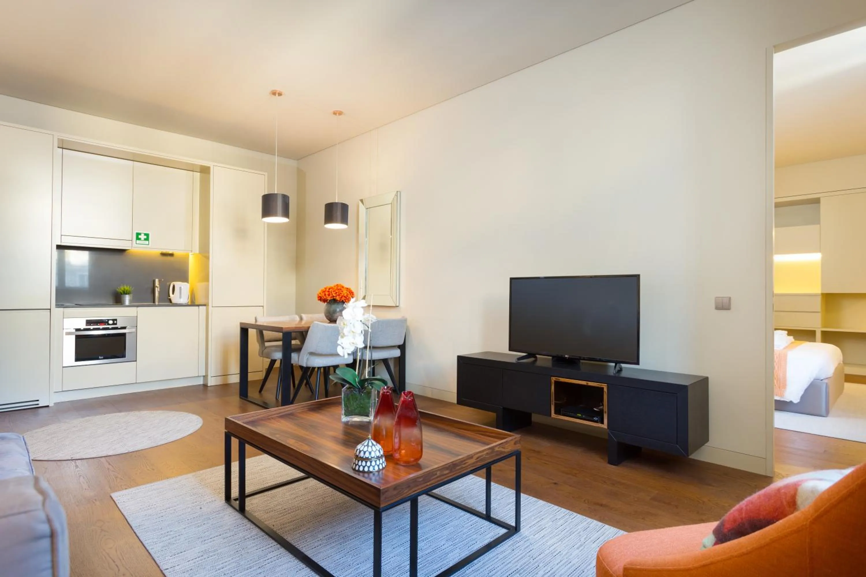 Living room in Lisbon Finestay 8 Building Apartments