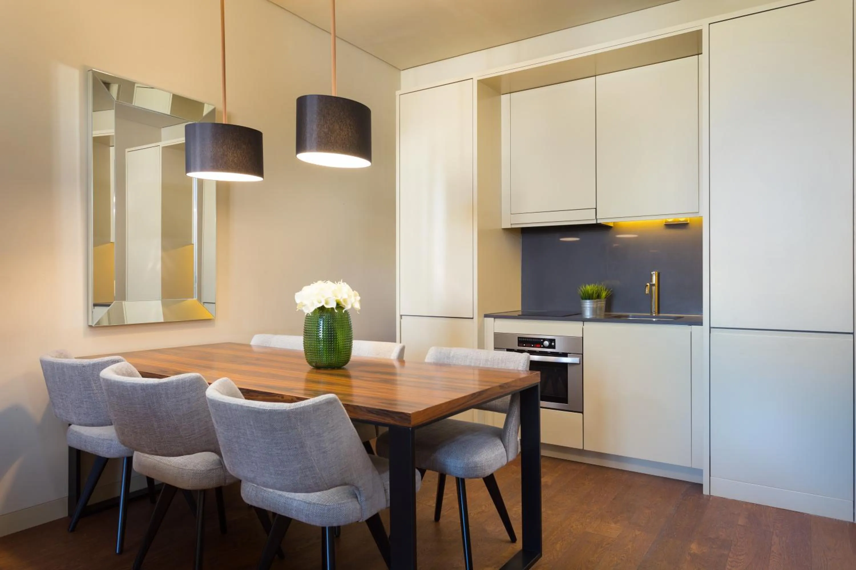 Kitchen or kitchenette in Lisbon Finestay 8 Building Apartments