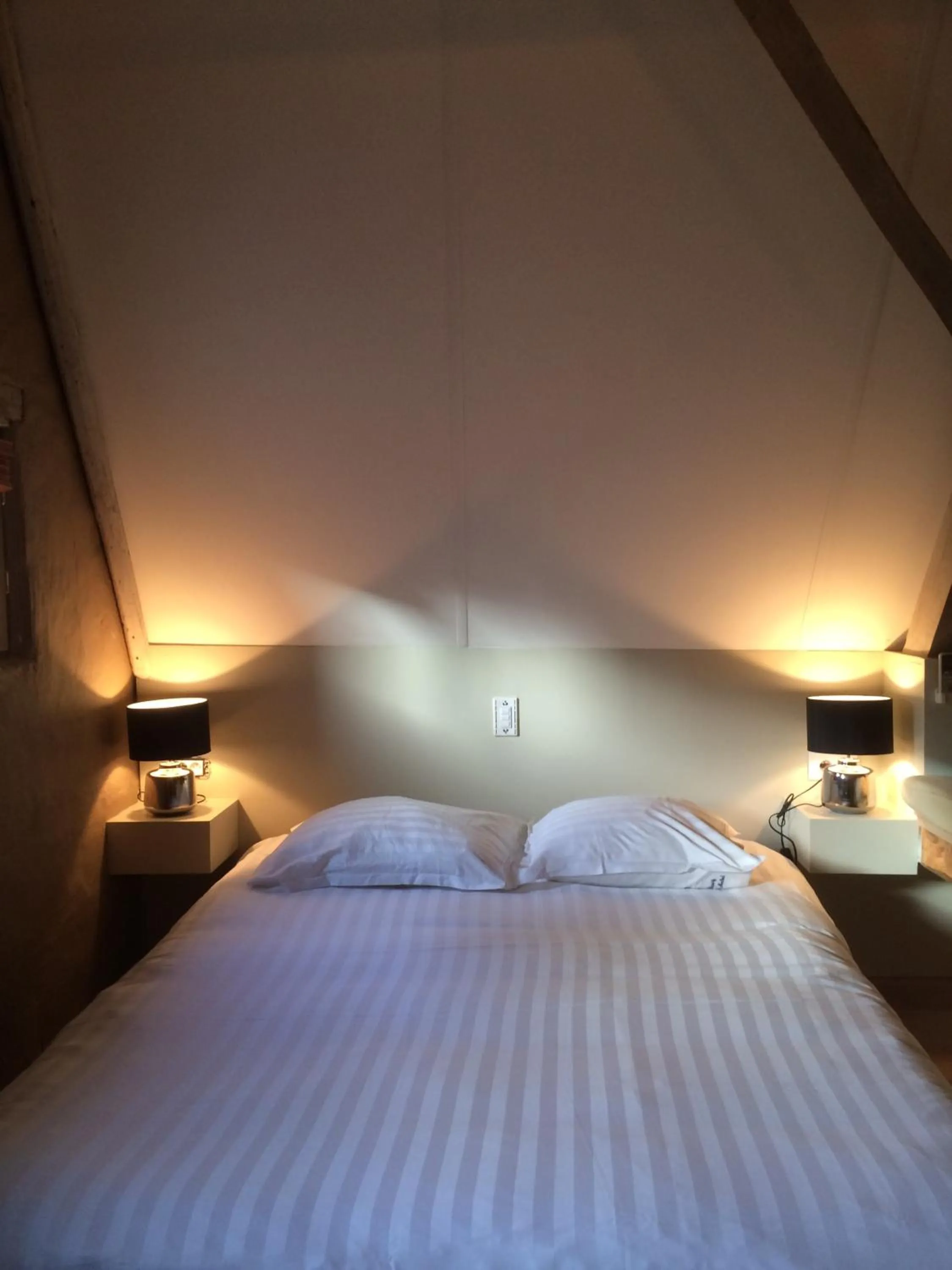 Bed in Hotel Salvators