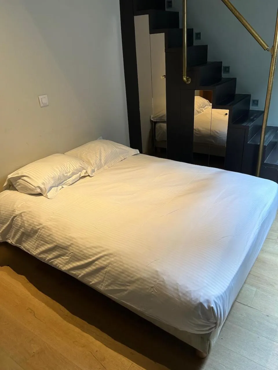 Bed in Hotel Salvators