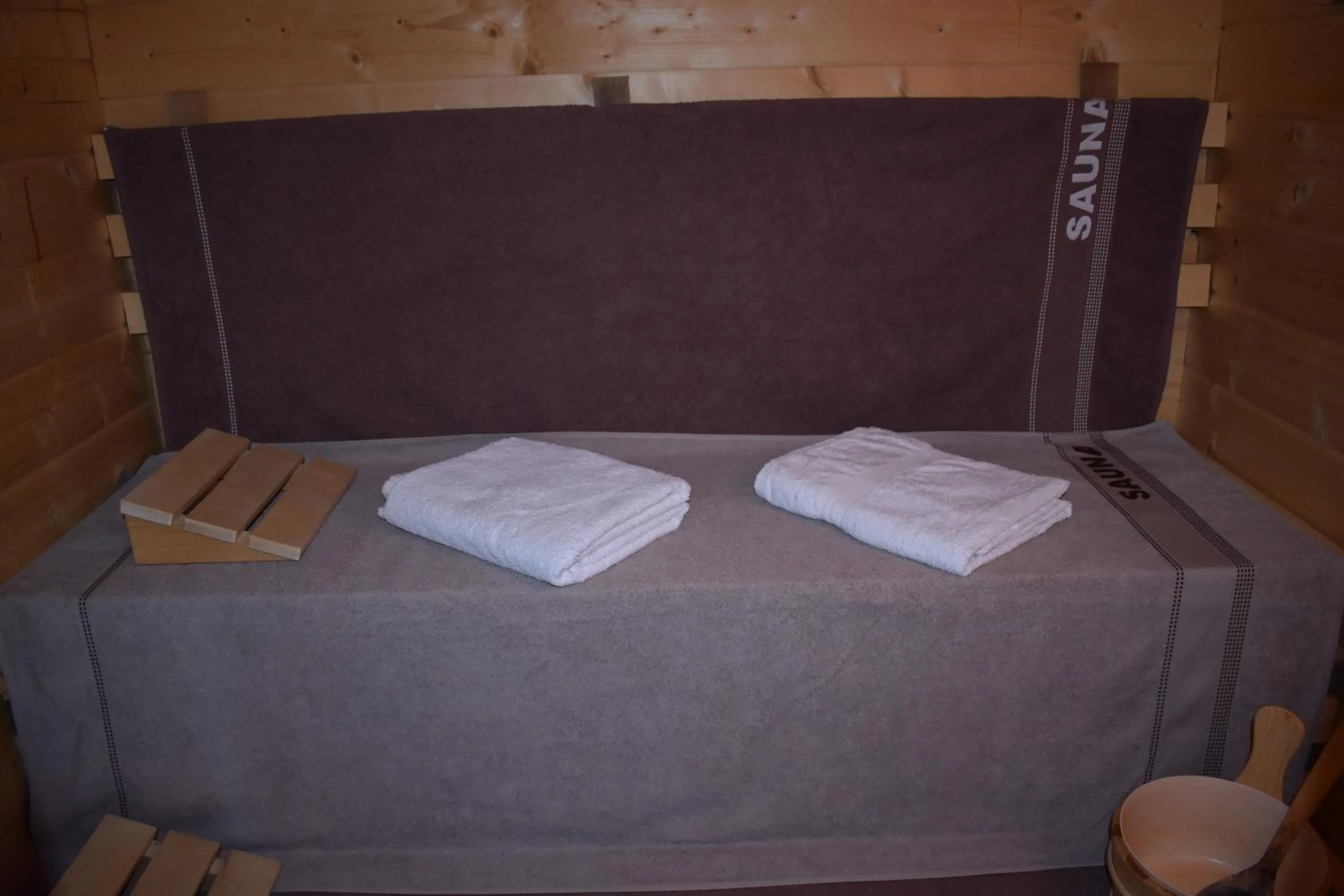 Sauna in Ferienwohnung JaRa 1 mit Sauna