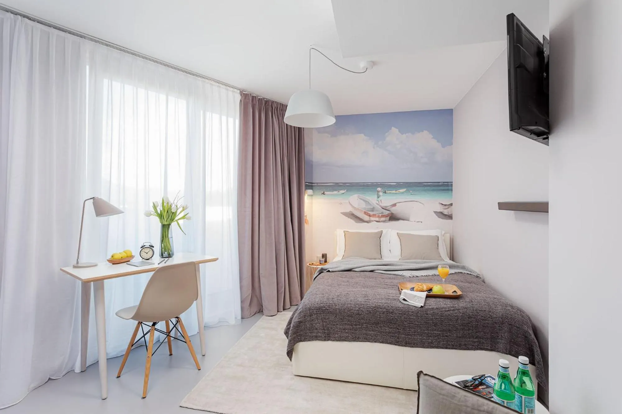 Photo of the whole room in VISIONAPARTMENTS Lucerne - contactless check-in