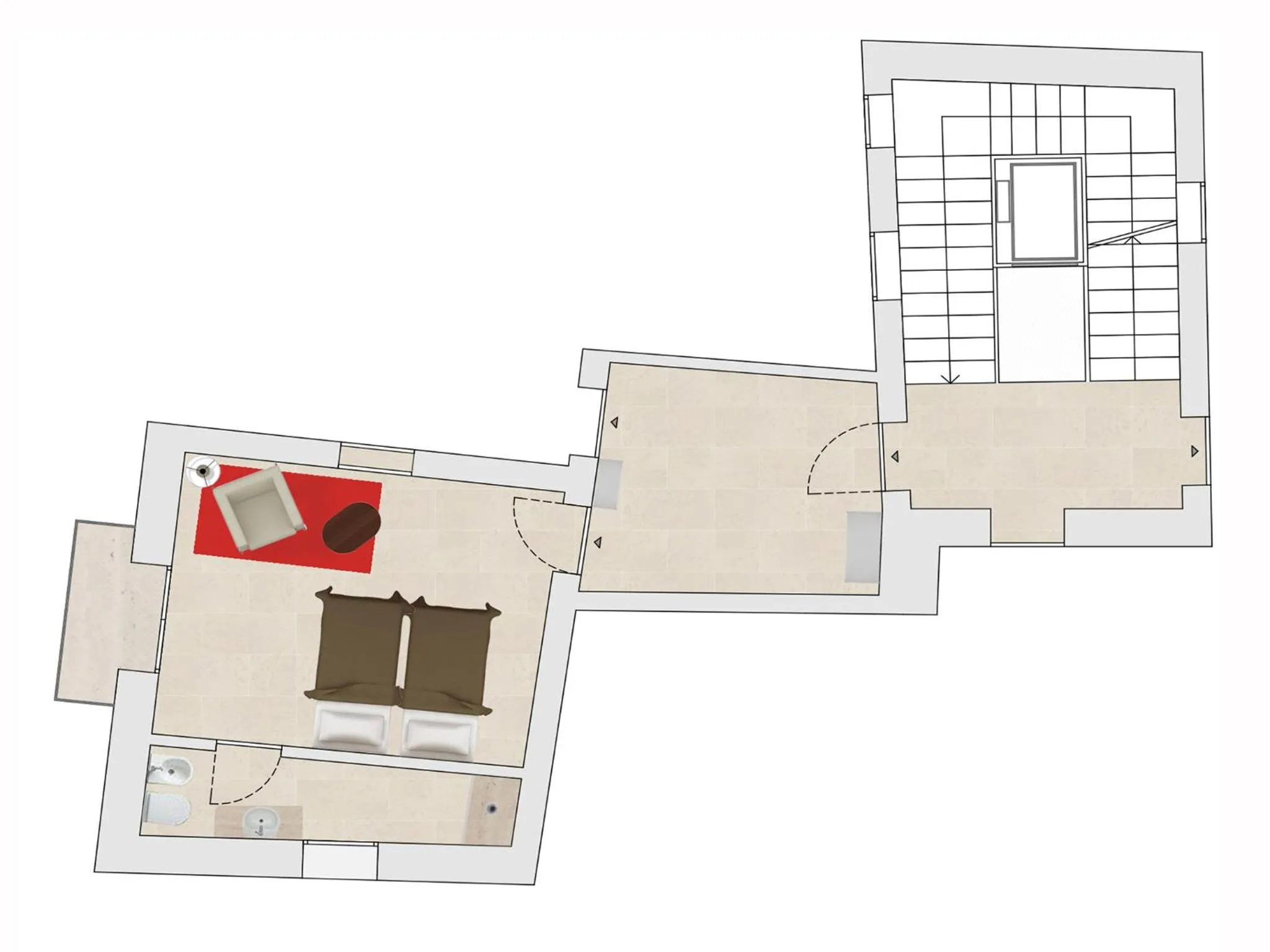Floor plan in Re Federico Boutique Hotel
