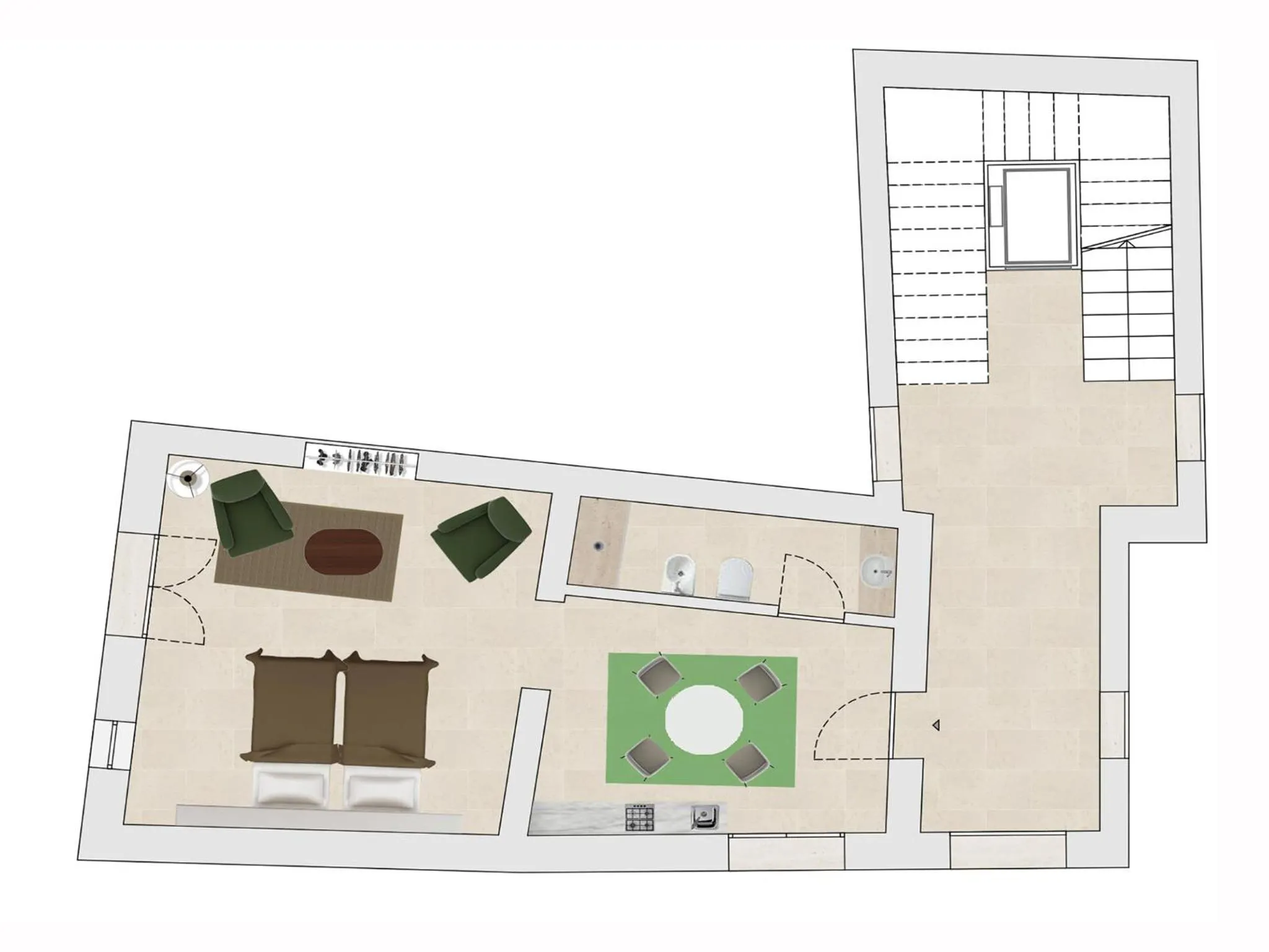 Floor plan in Re Federico Boutique Hotel