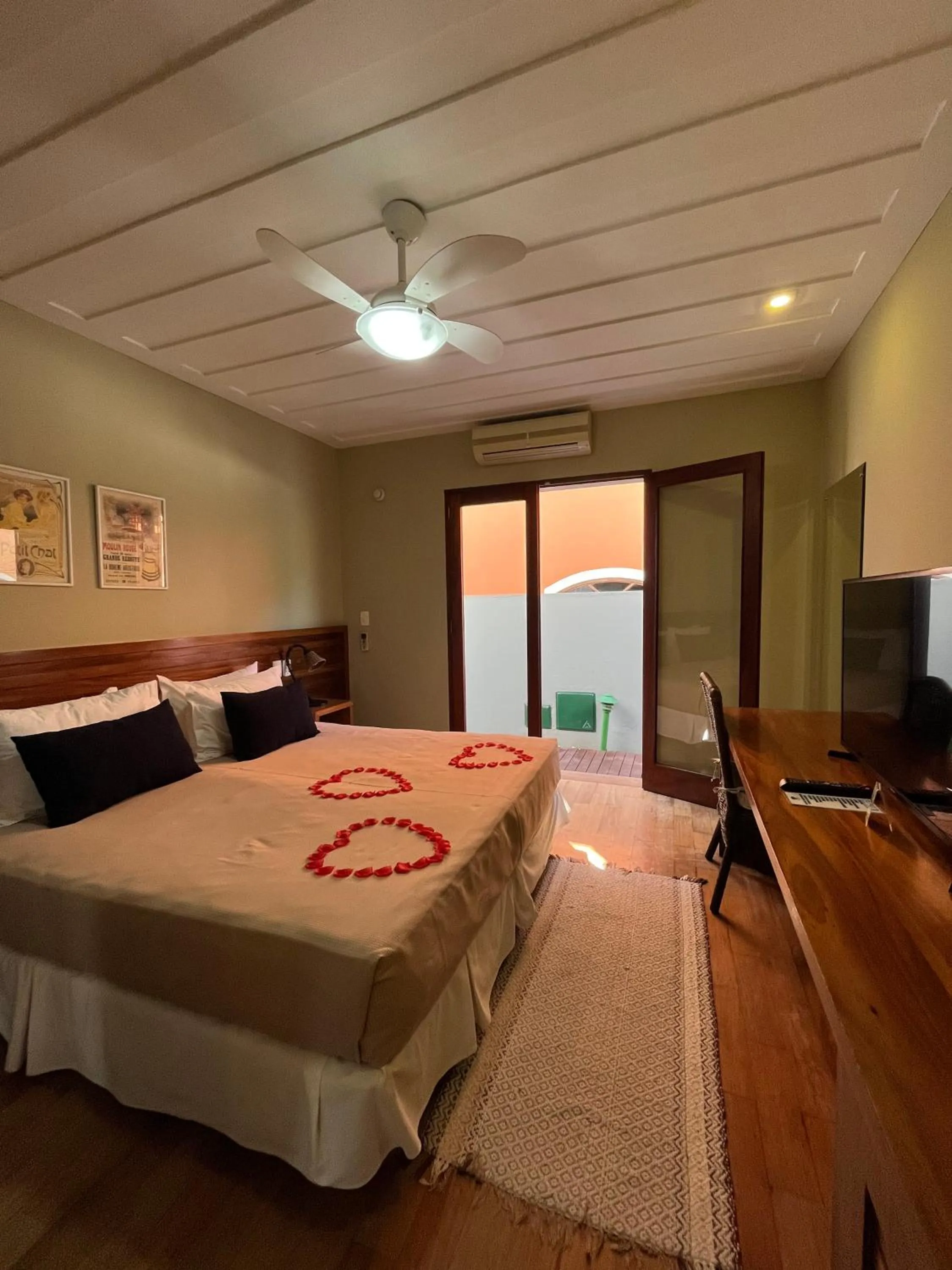 Bed in Hotel Fita Azul