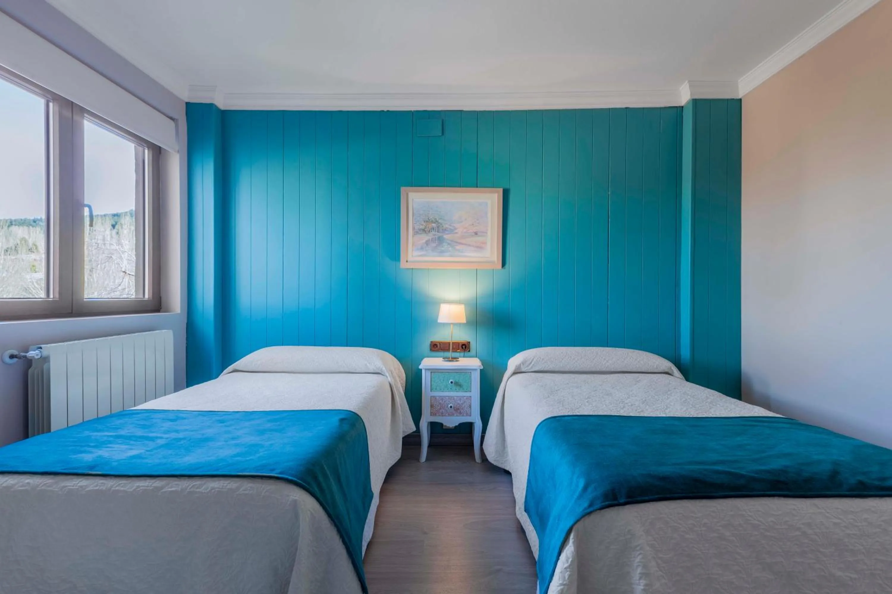 Bed in Hotel Sulayr