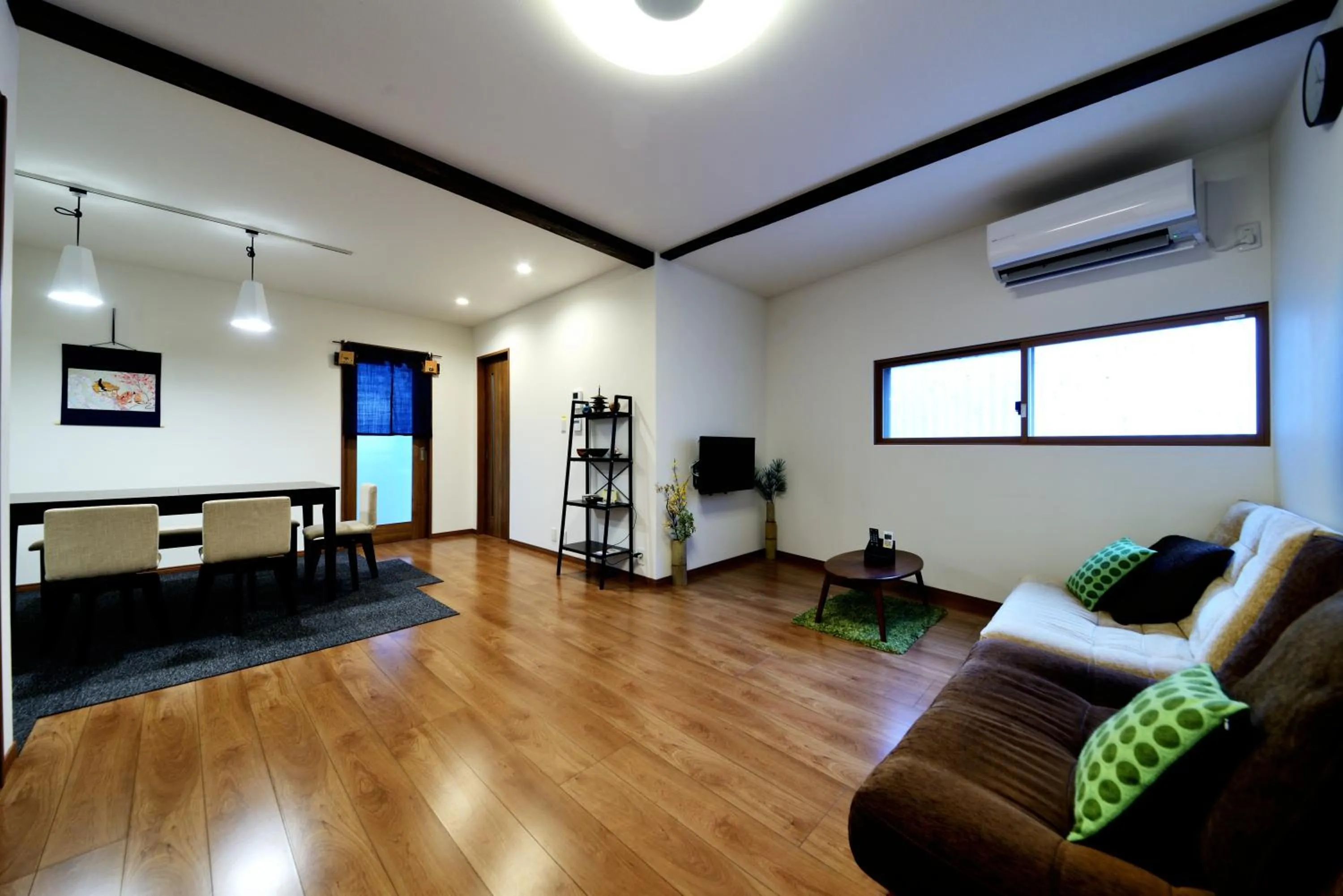 Living room in Modern House Kamo River No.1