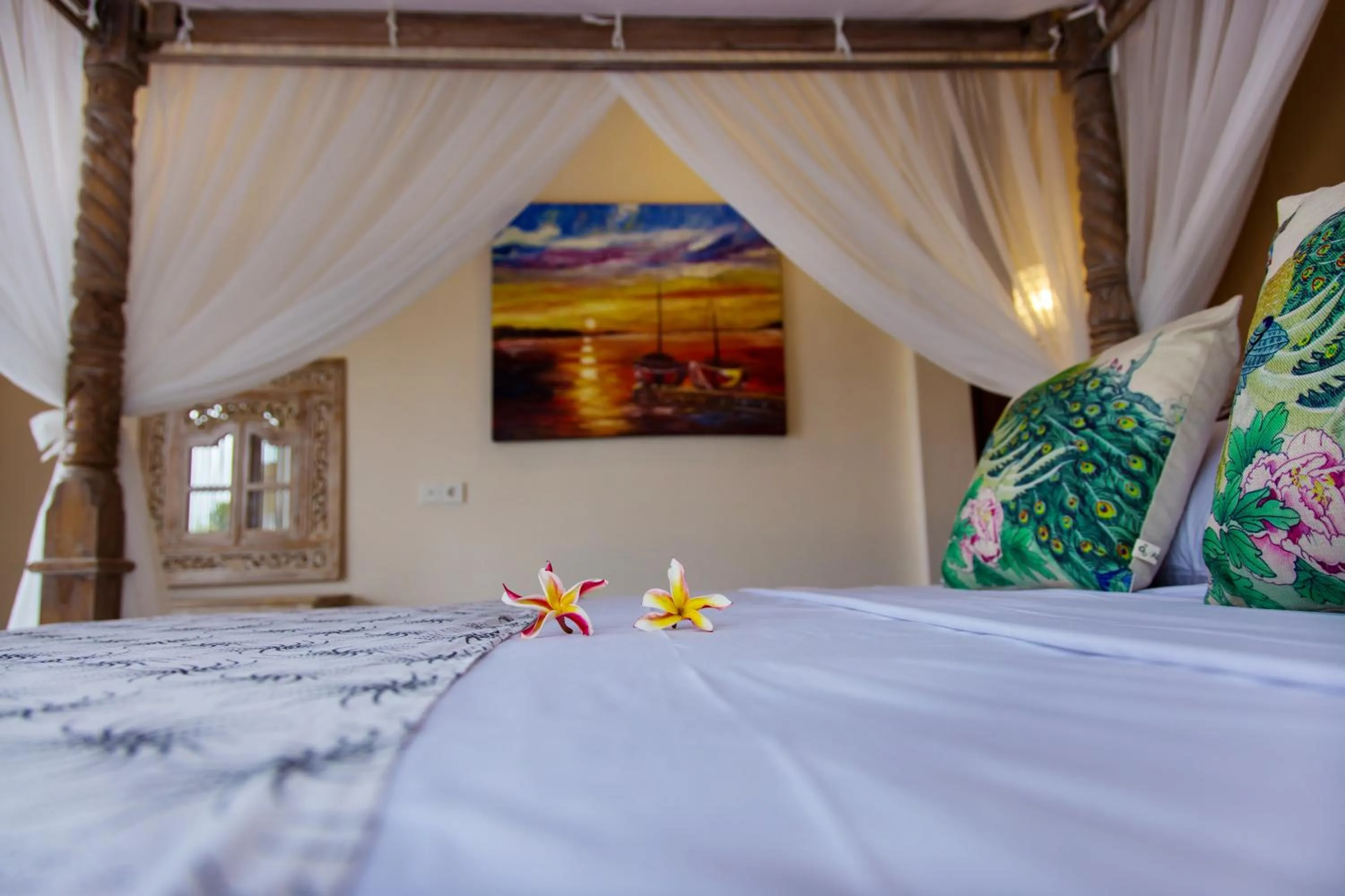 Bedroom, Bed in Warji House 1 Ubud Centre