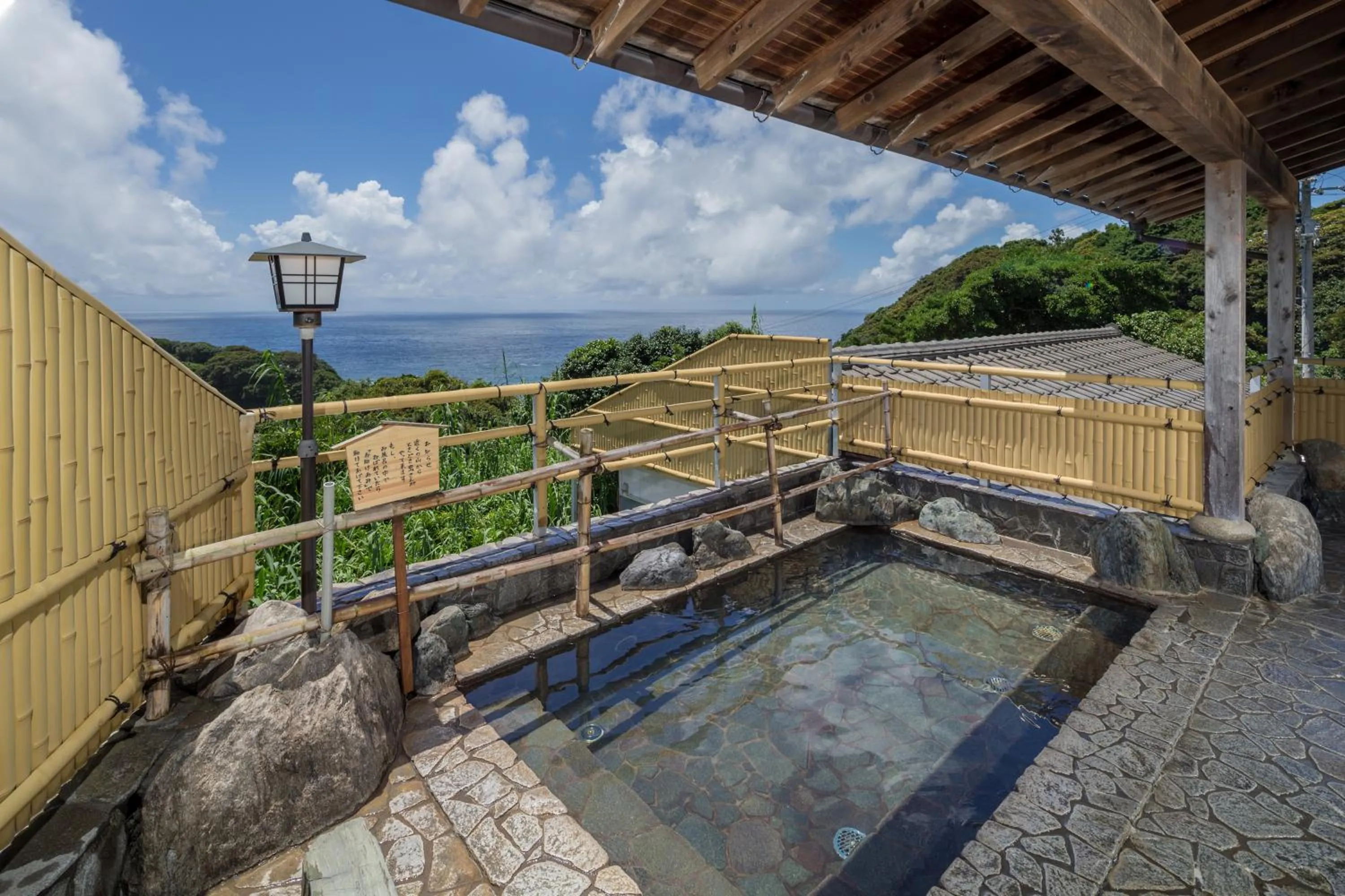 Open Air Bath in Ashizuri Kokusai Hotel