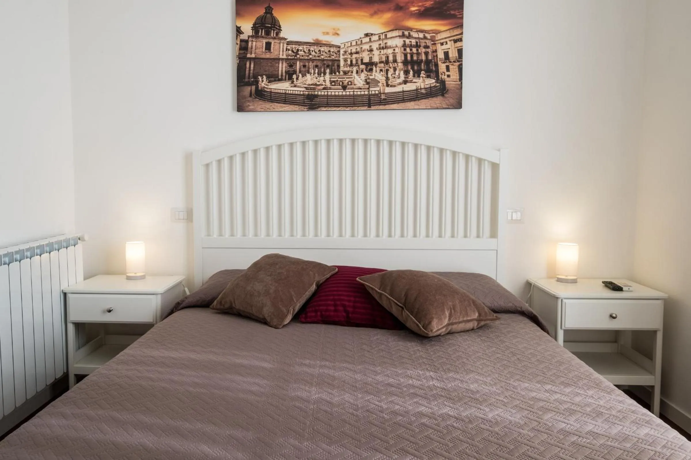 Bed in Ai Lattarini House