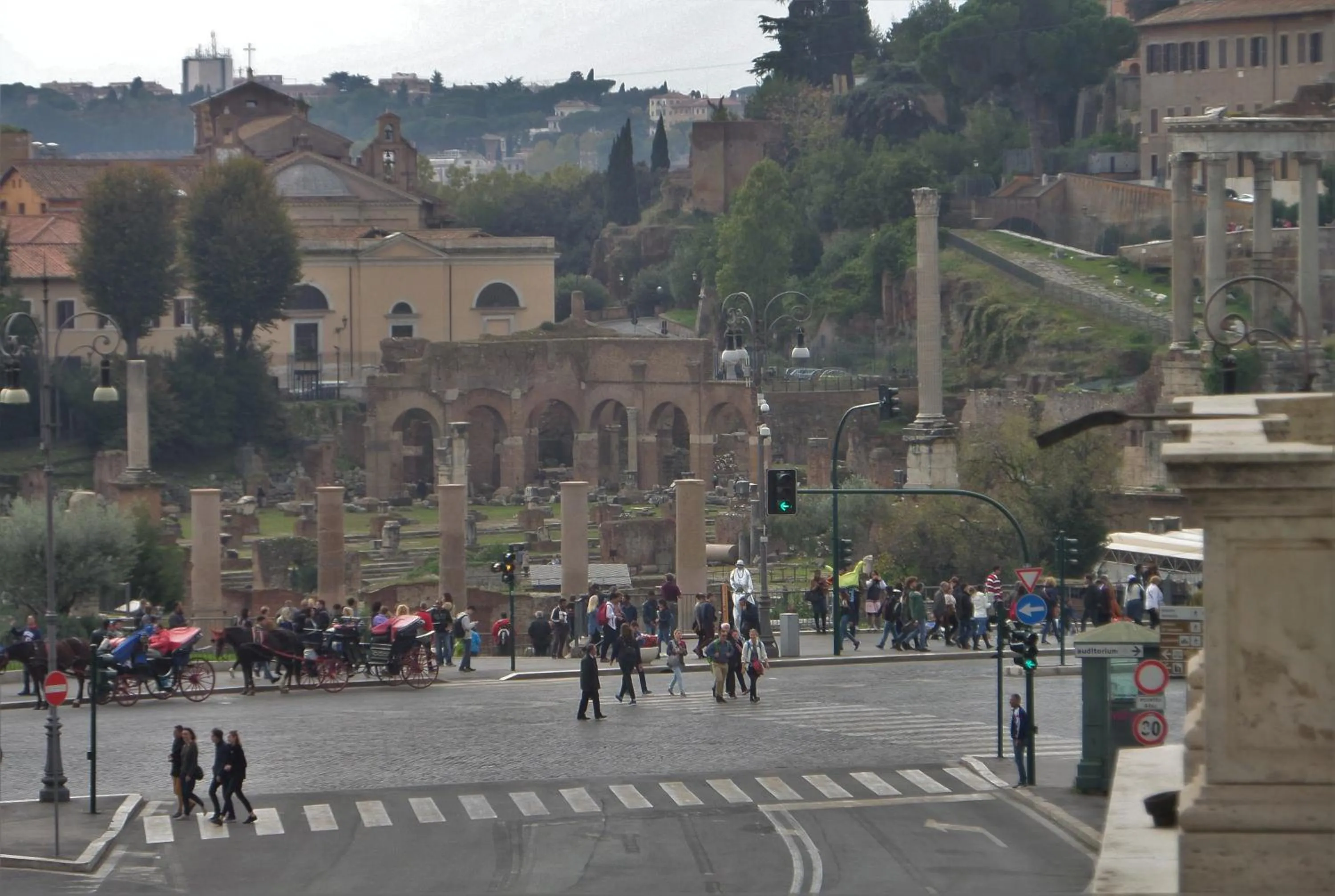 City view in 325 Rooms ai Fori