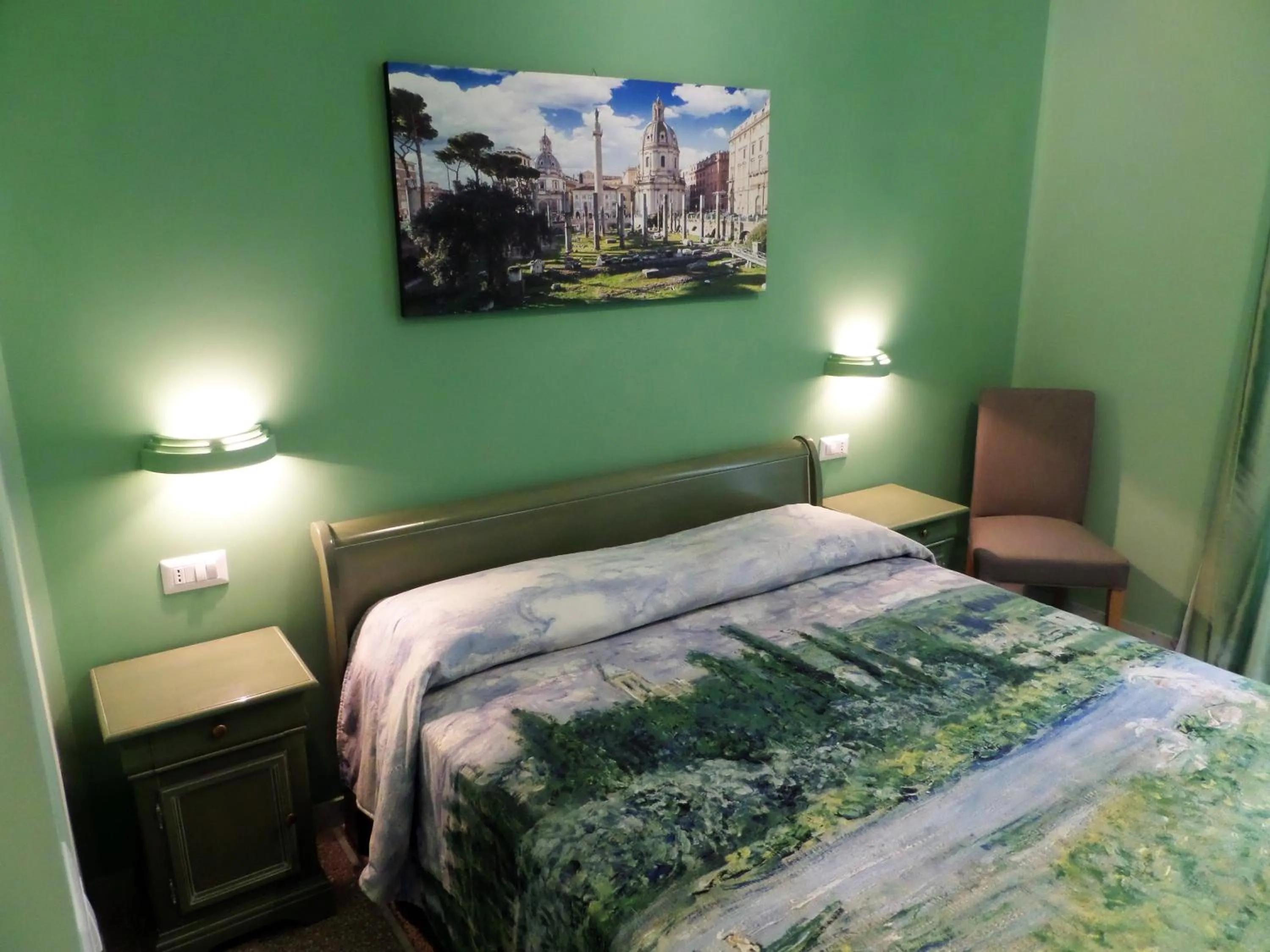 Bedroom, Bed in 325 Rooms ai Fori