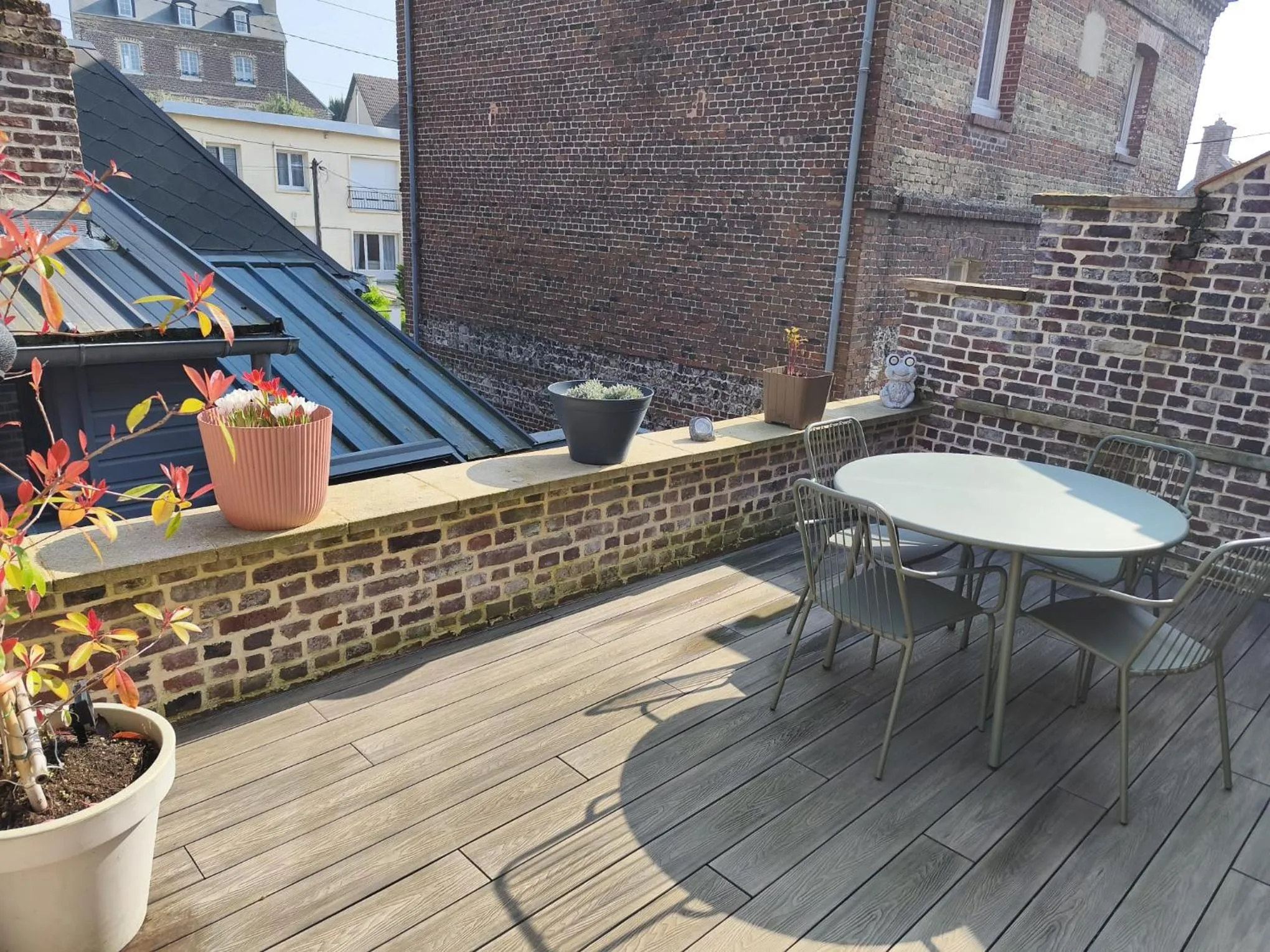 Balcony/Terrace in Chambres d'hôtes Atypik