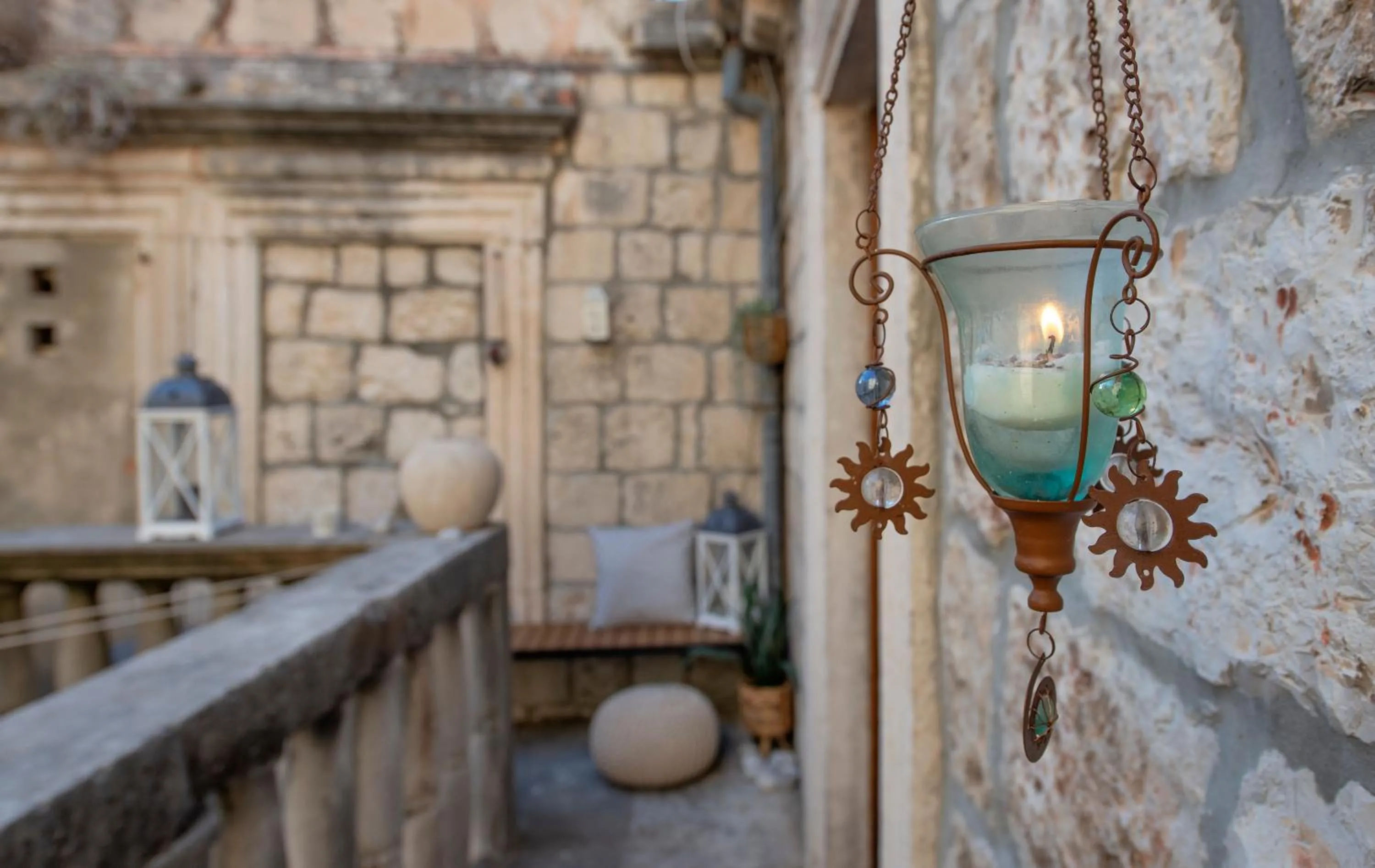 Balcony/Terrace in Loft in Ismaelli Palace Korcula