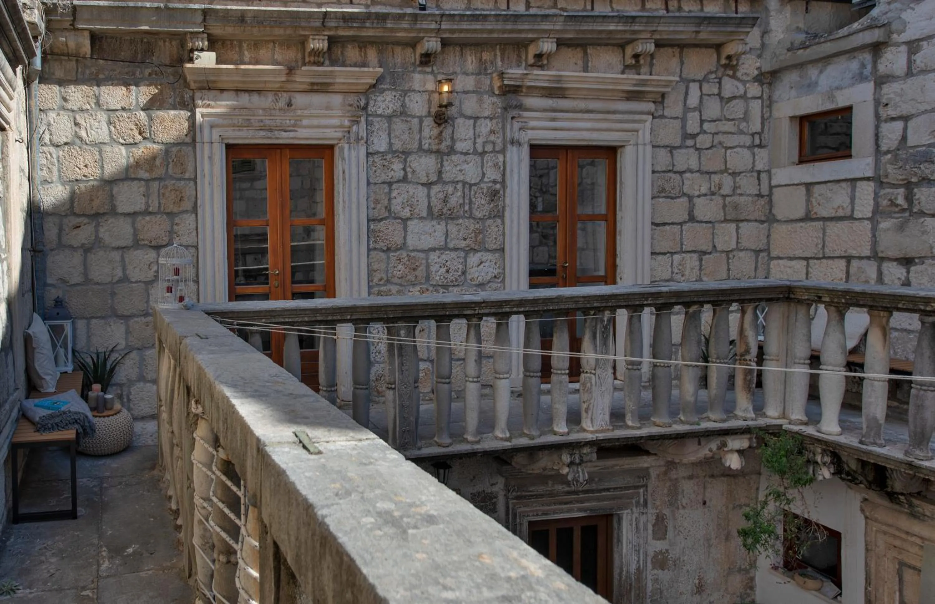 Balcony/Terrace in Loft in Ismaelli Palace Korcula