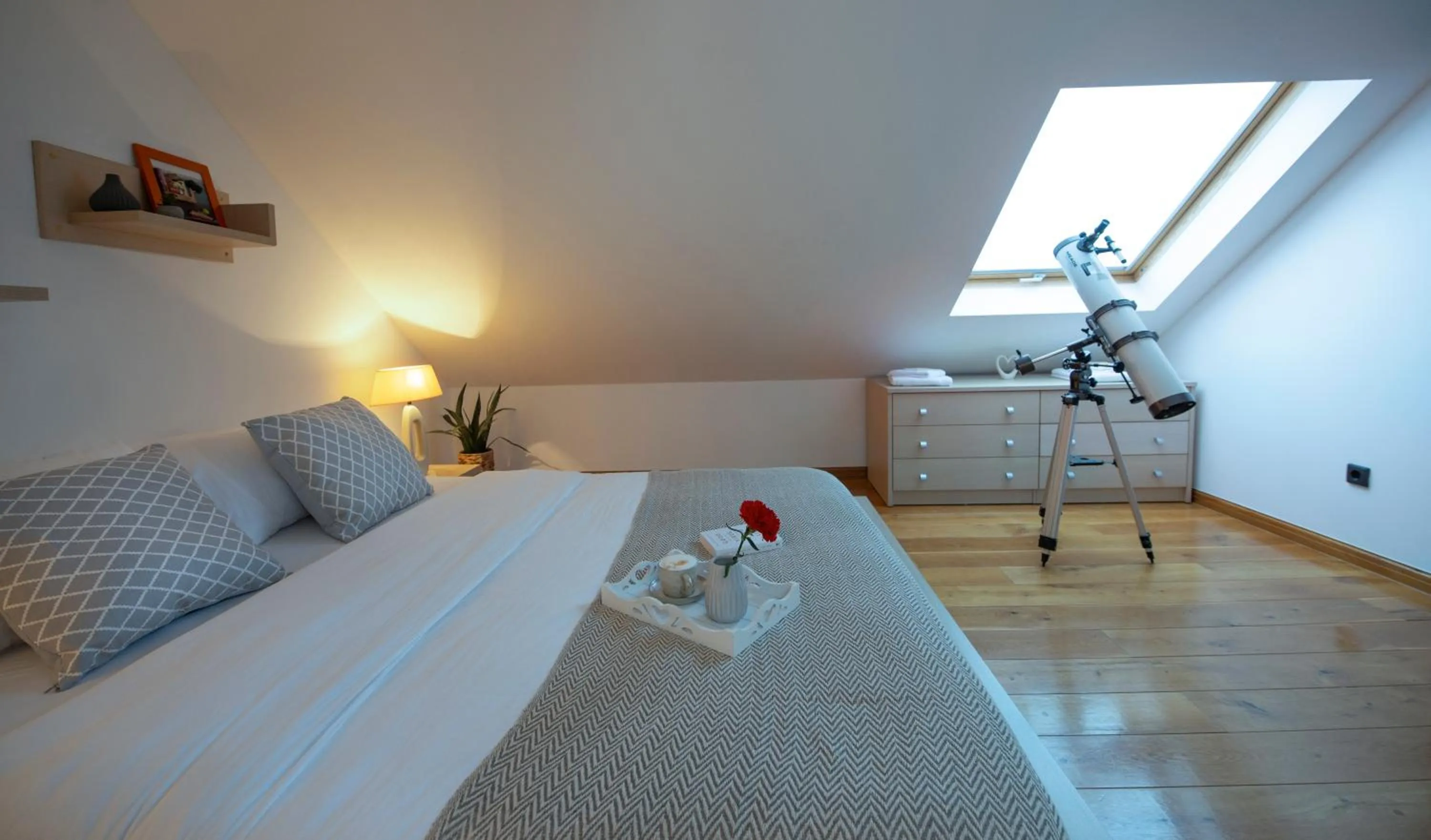 Bedroom, Bed in Loft in Ismaelli Palace Korcula