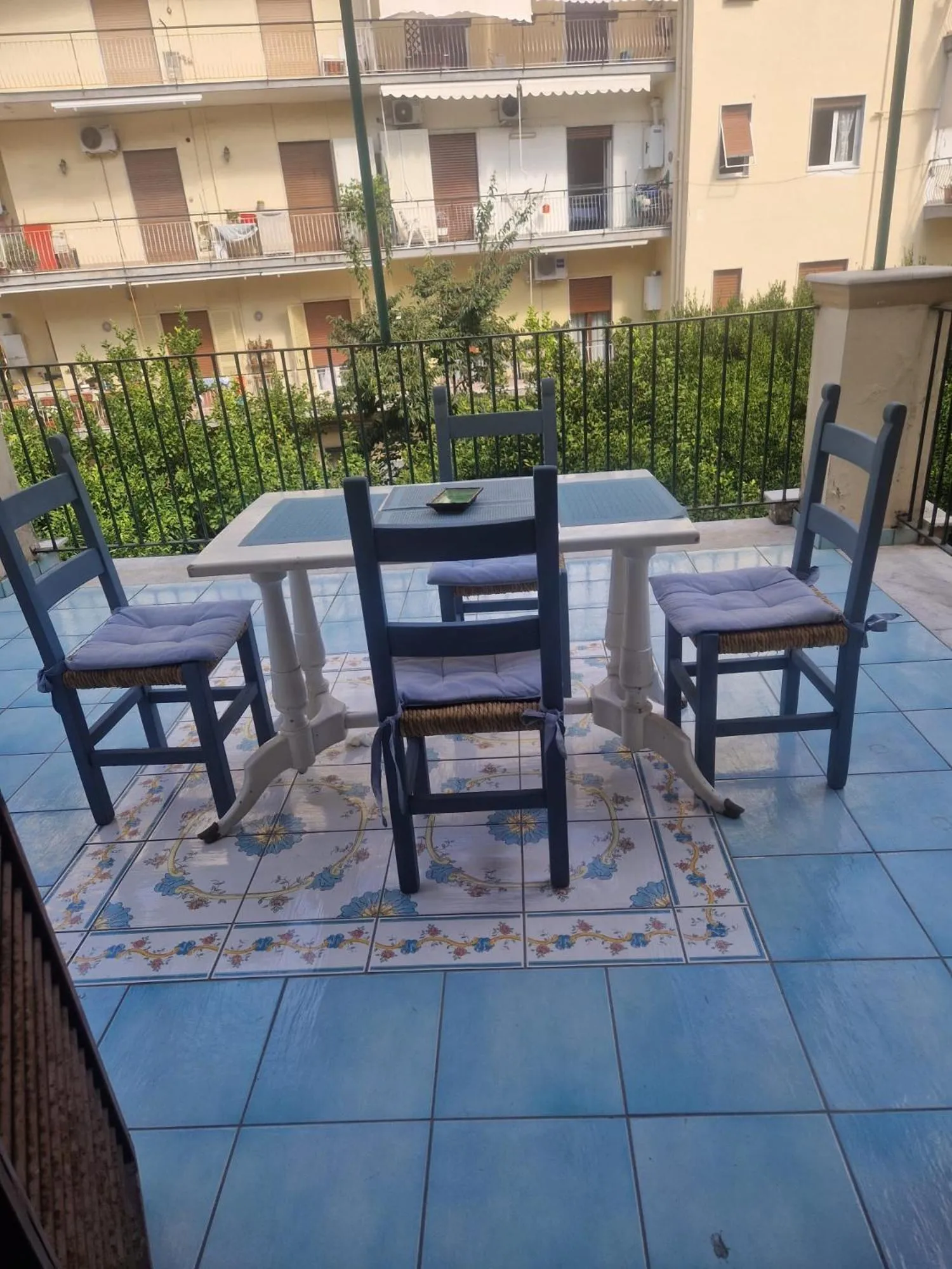 Patio in B&B Il Nido