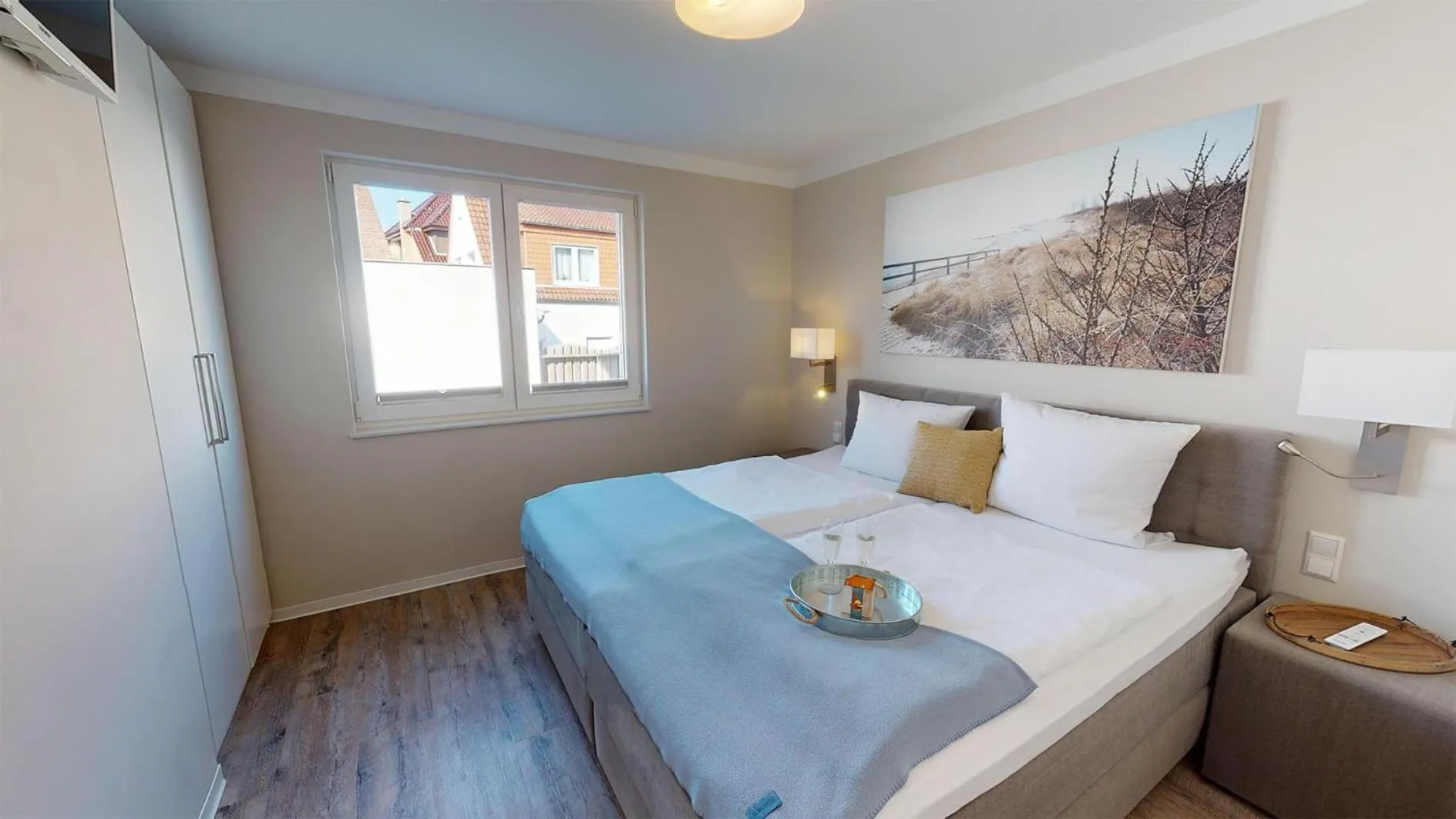 Bedroom, Bed in Beach'n'Sea Wohnung 1