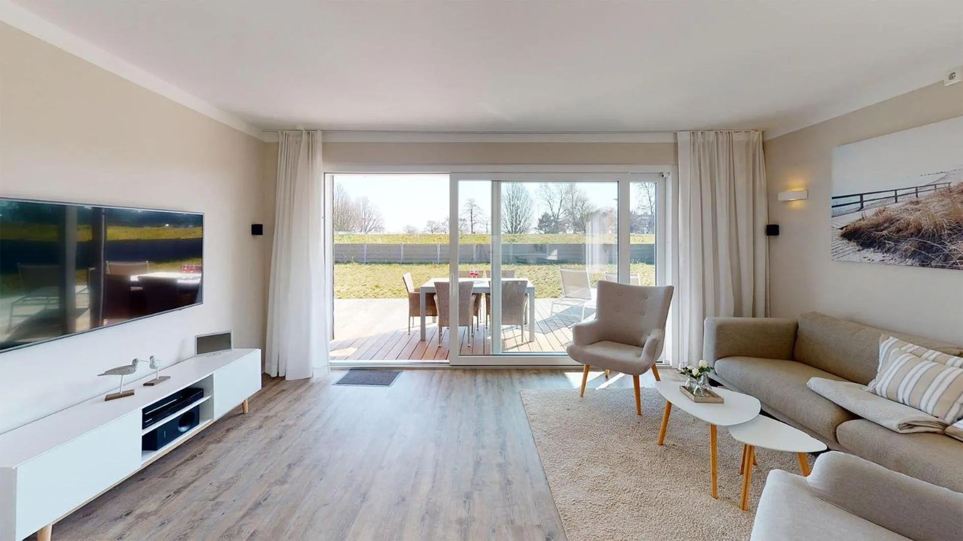 Living room in Beach'n'Sea Wohnung 1