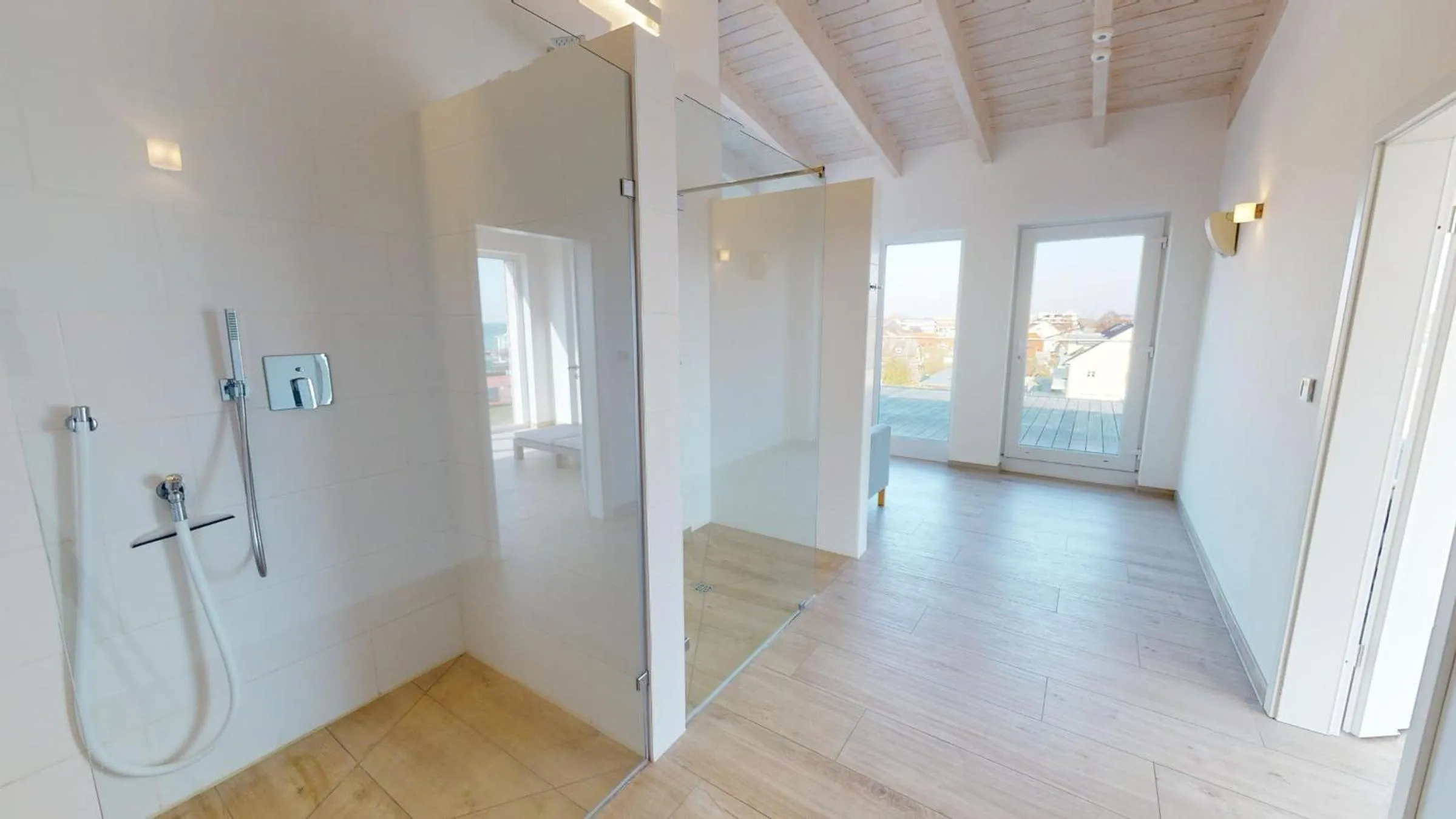 Sauna in Beach'n'Sea Wohnung 1