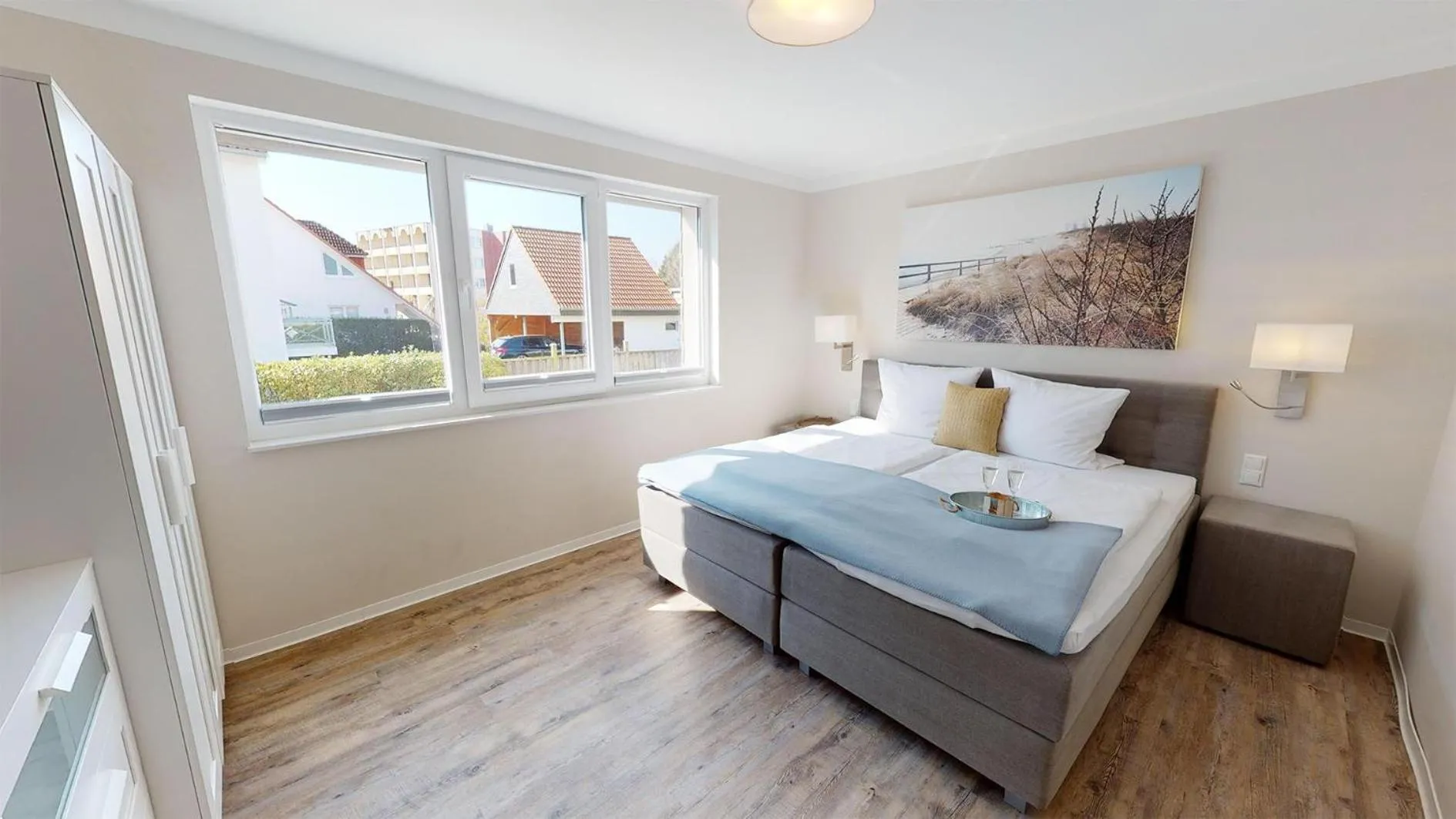Bedroom, Bed in Beach'n'Sea Wohnung 1