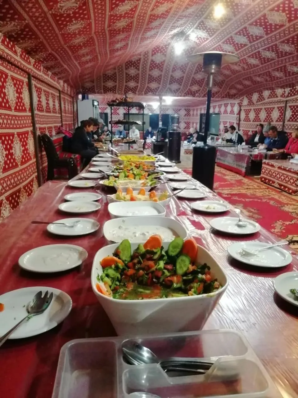 Restaurant/places to eat in Wadi Rum Quiet Village Camp