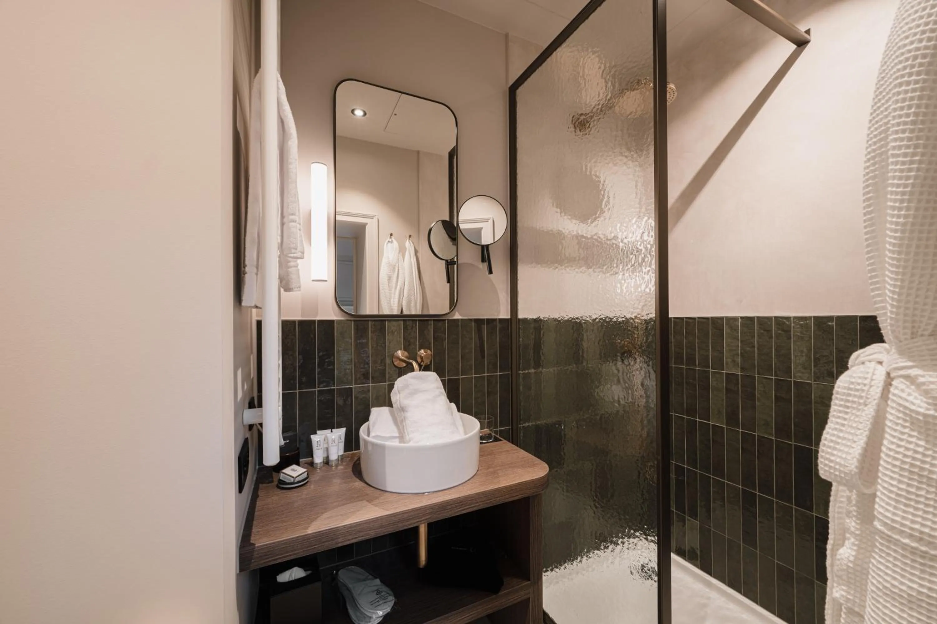 Shower in Boutiquehotel Le Foulage - adults only