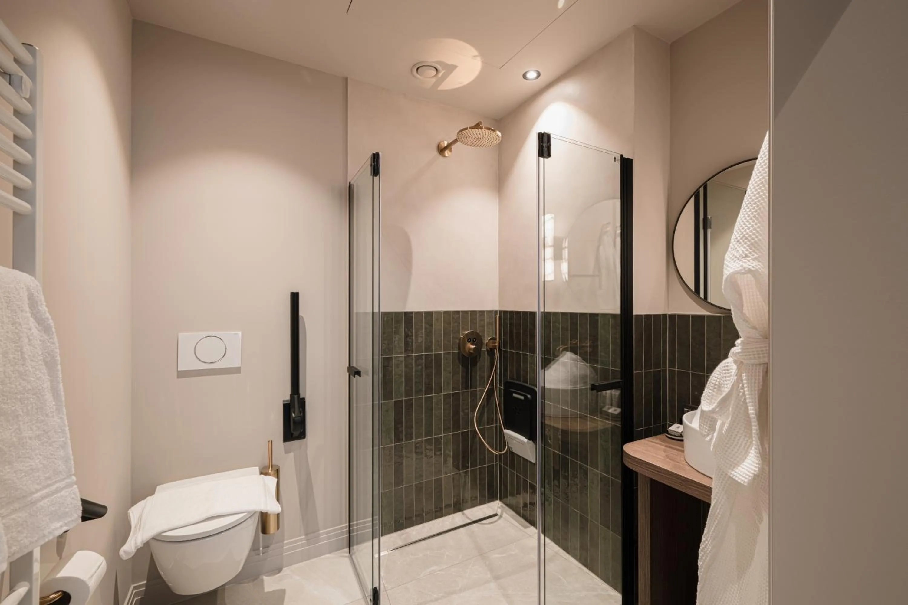 Shower in Boutiquehotel Le Foulage - adults only