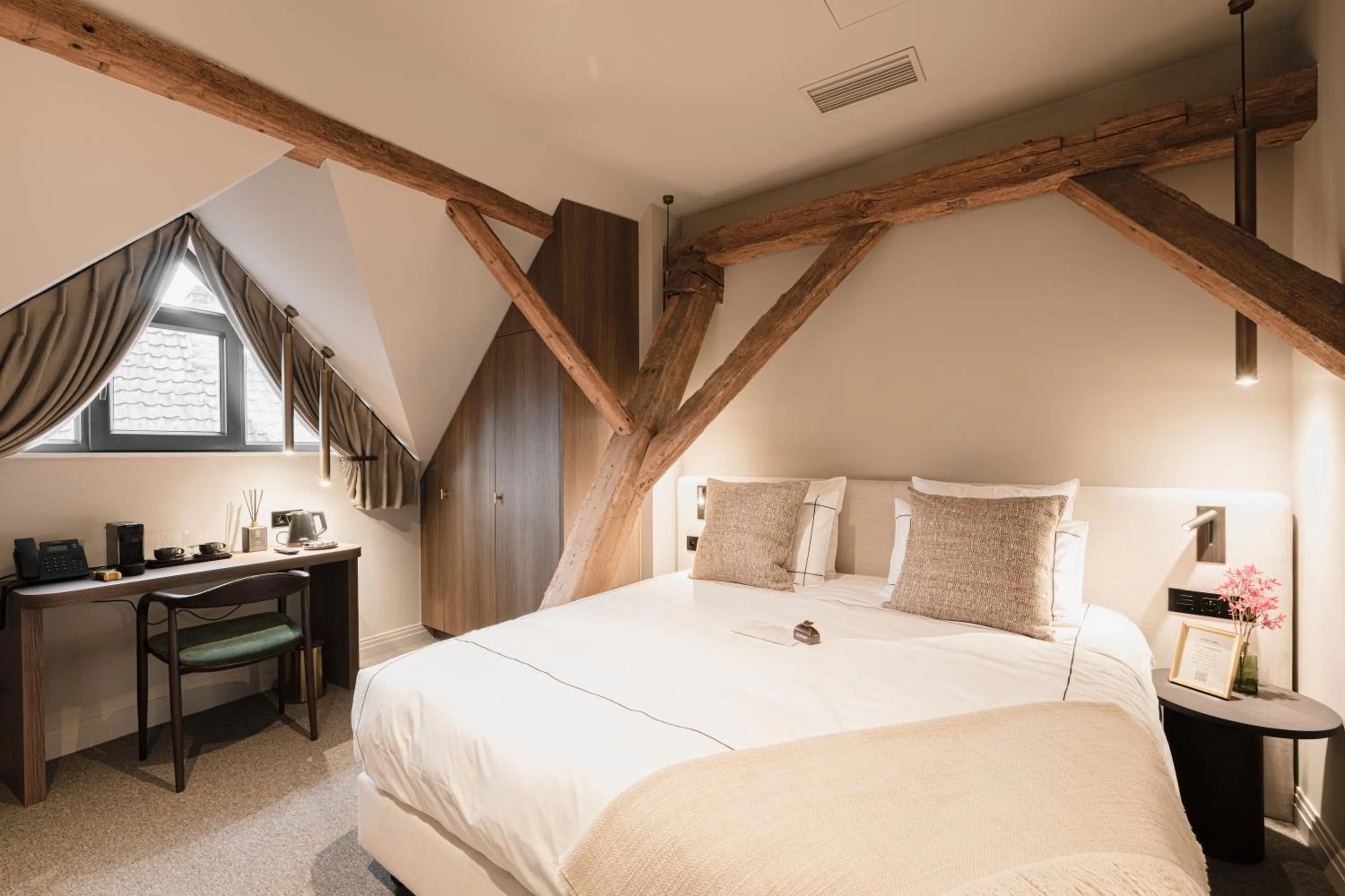 Bedroom, Bed in Boutiquehotel Le Foulage - adults only