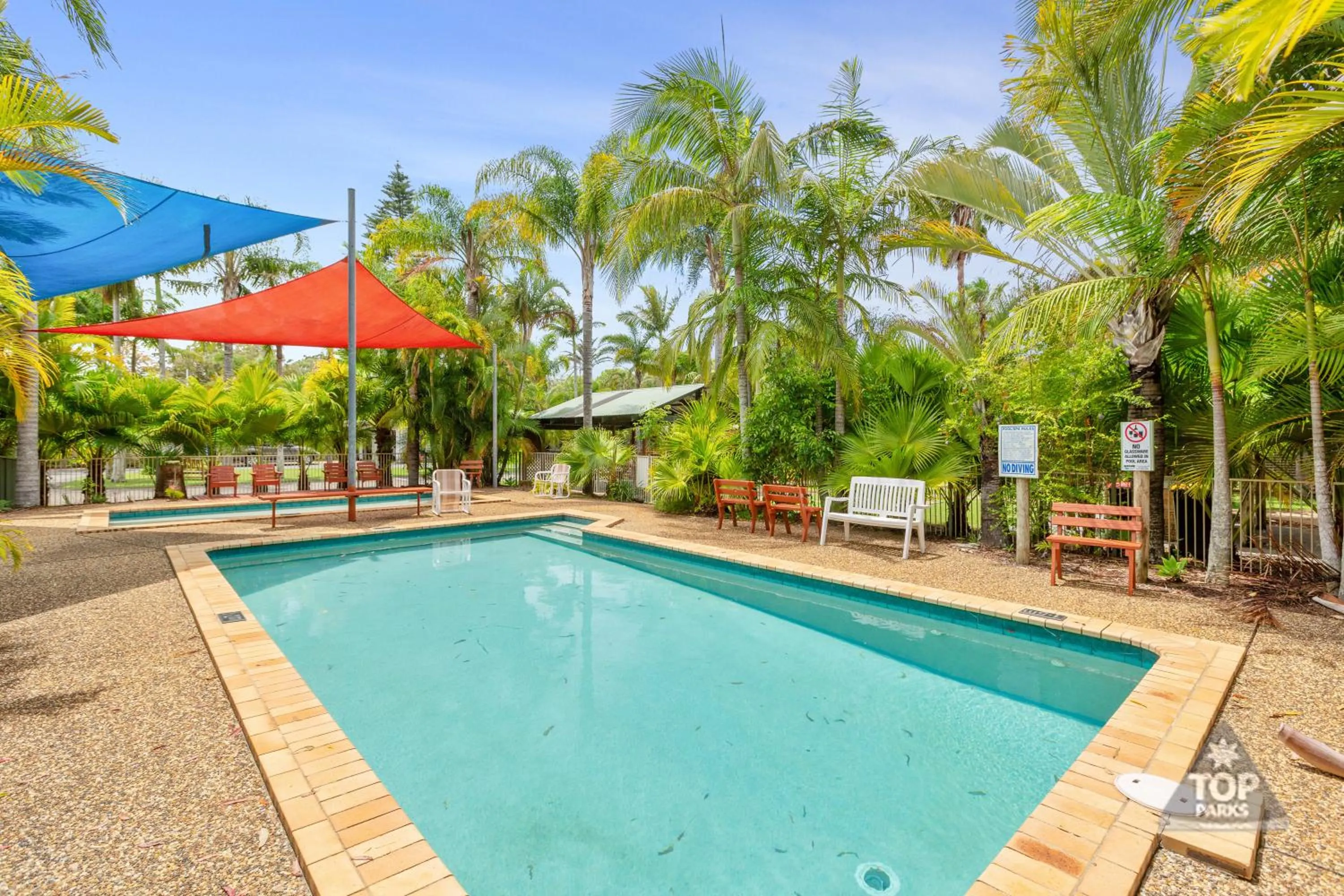 Garden view in Port Macquarie Rental Village