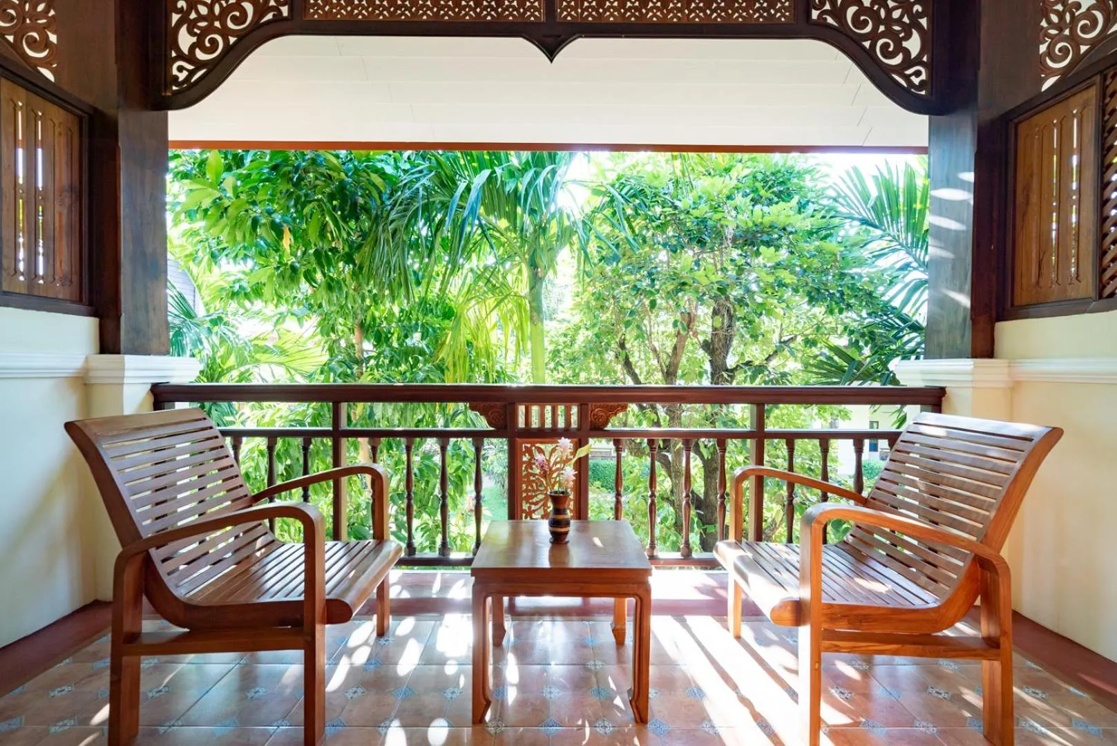 Balcony/Terrace in ViangNgam LanNa Villa Resort (SHA Extra Plus)