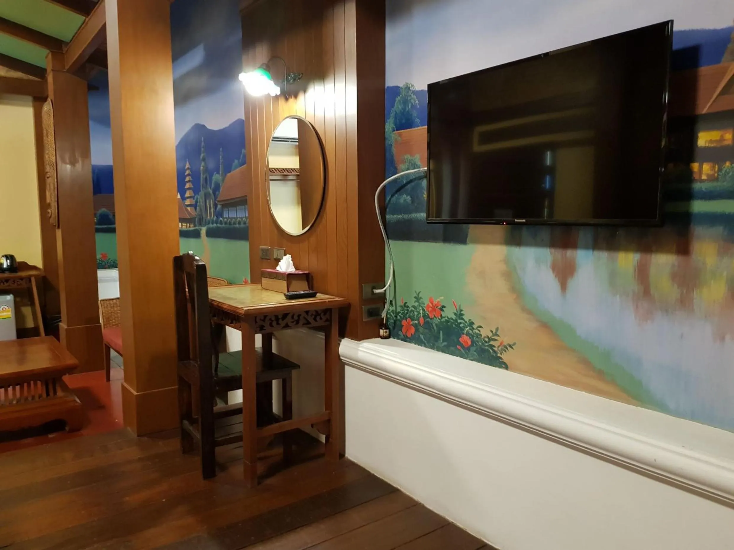 Communal lounge/ TV room, TV/Entertainment Center in ViangNgam LanNa Villa Resort (SHA Extra Plus)