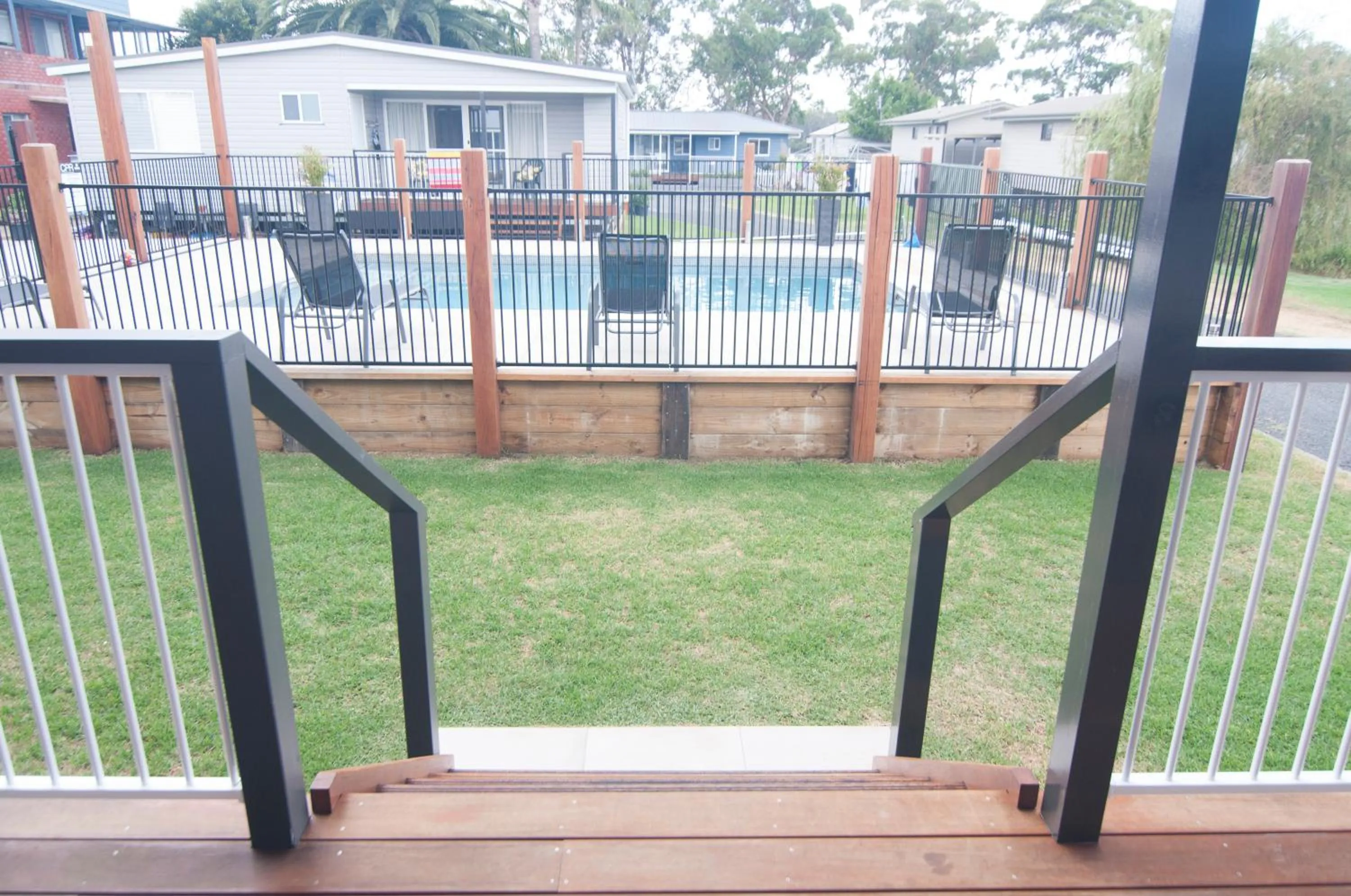 Balcony/Terrace in Laguna lodge Group Accommodation