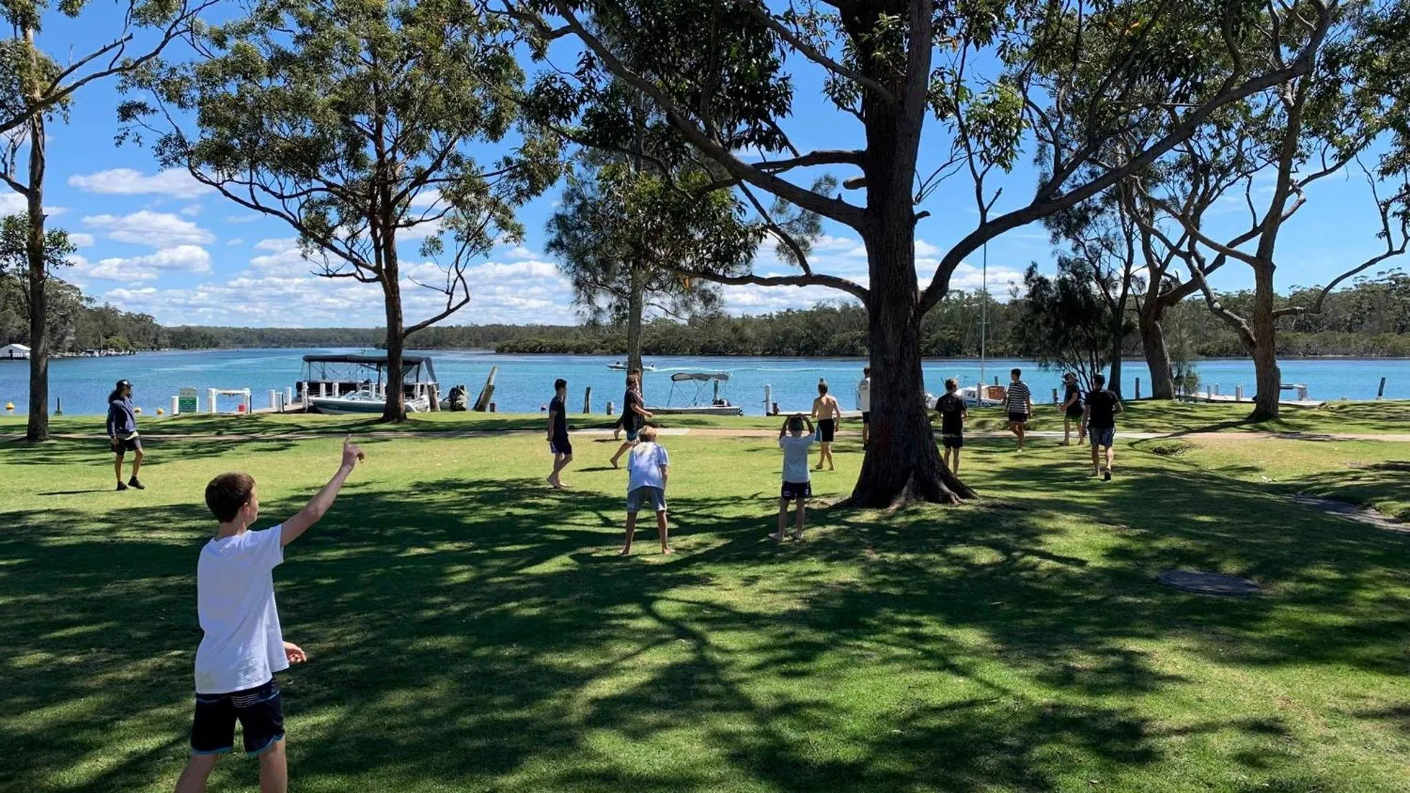 Patio in Laguna lodge Group Accommodation