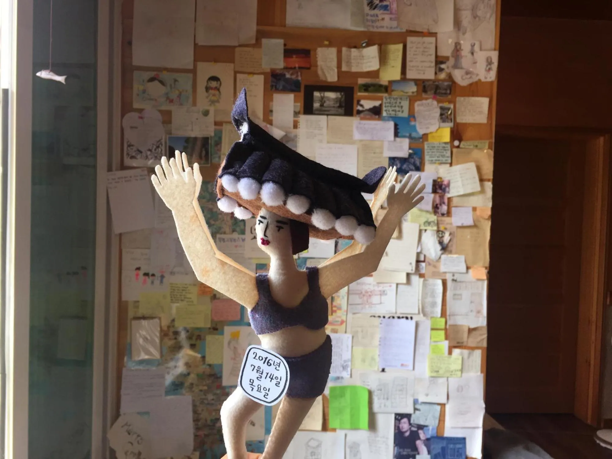 Decorative detail in Dorandoran Guesthouse