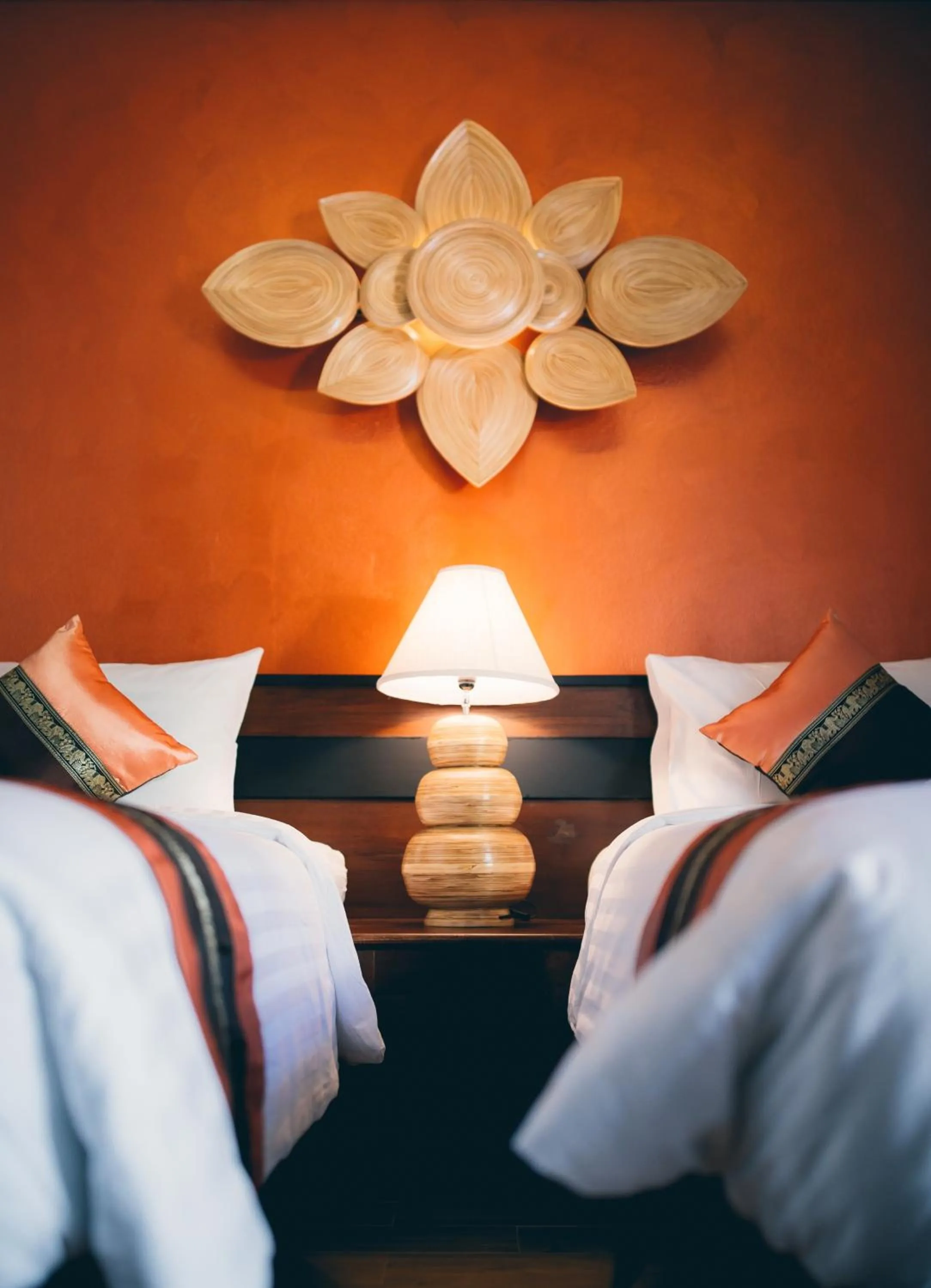 Decorative detail, Bed in i Lanna House