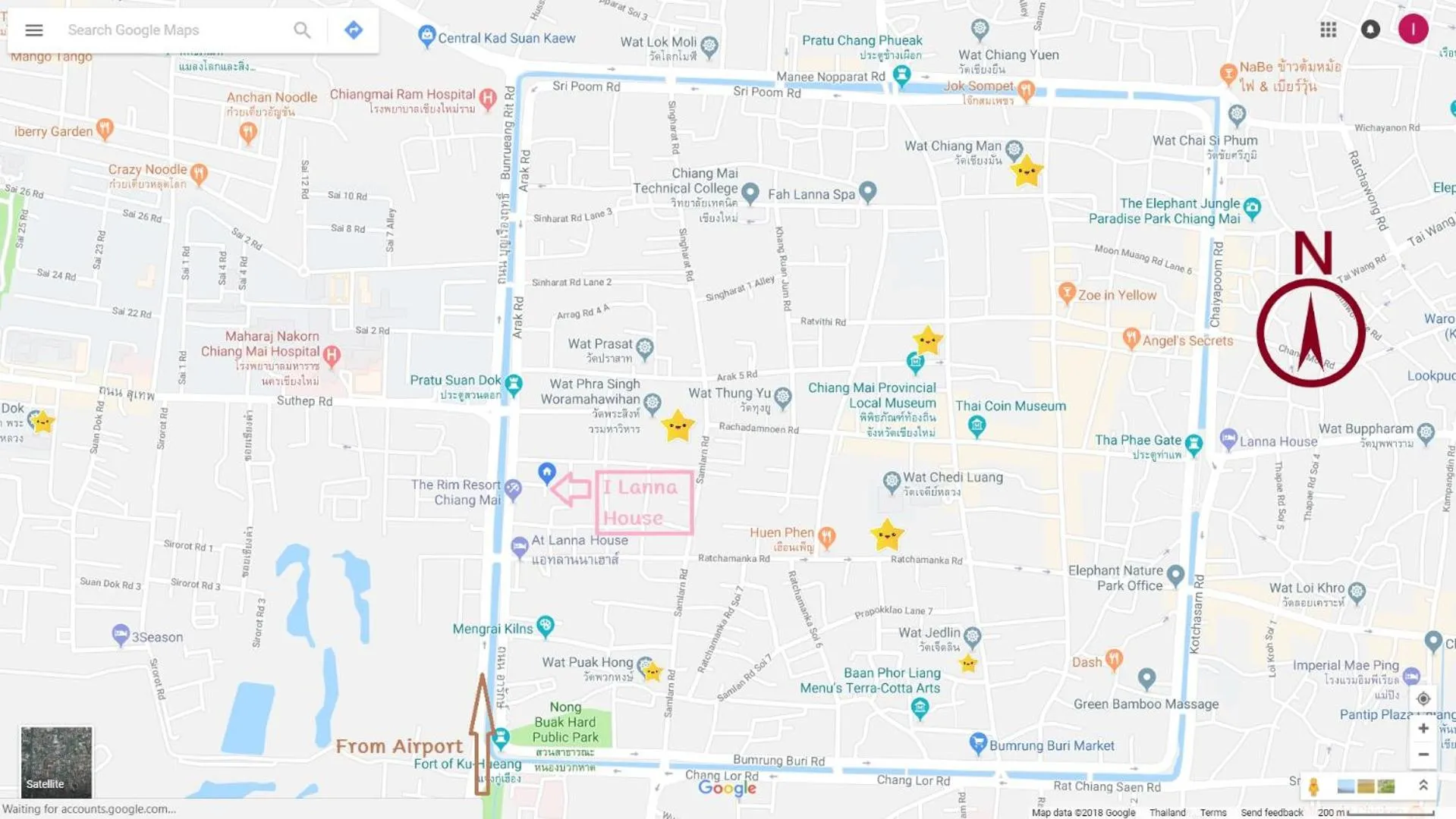 Location in i Lanna House