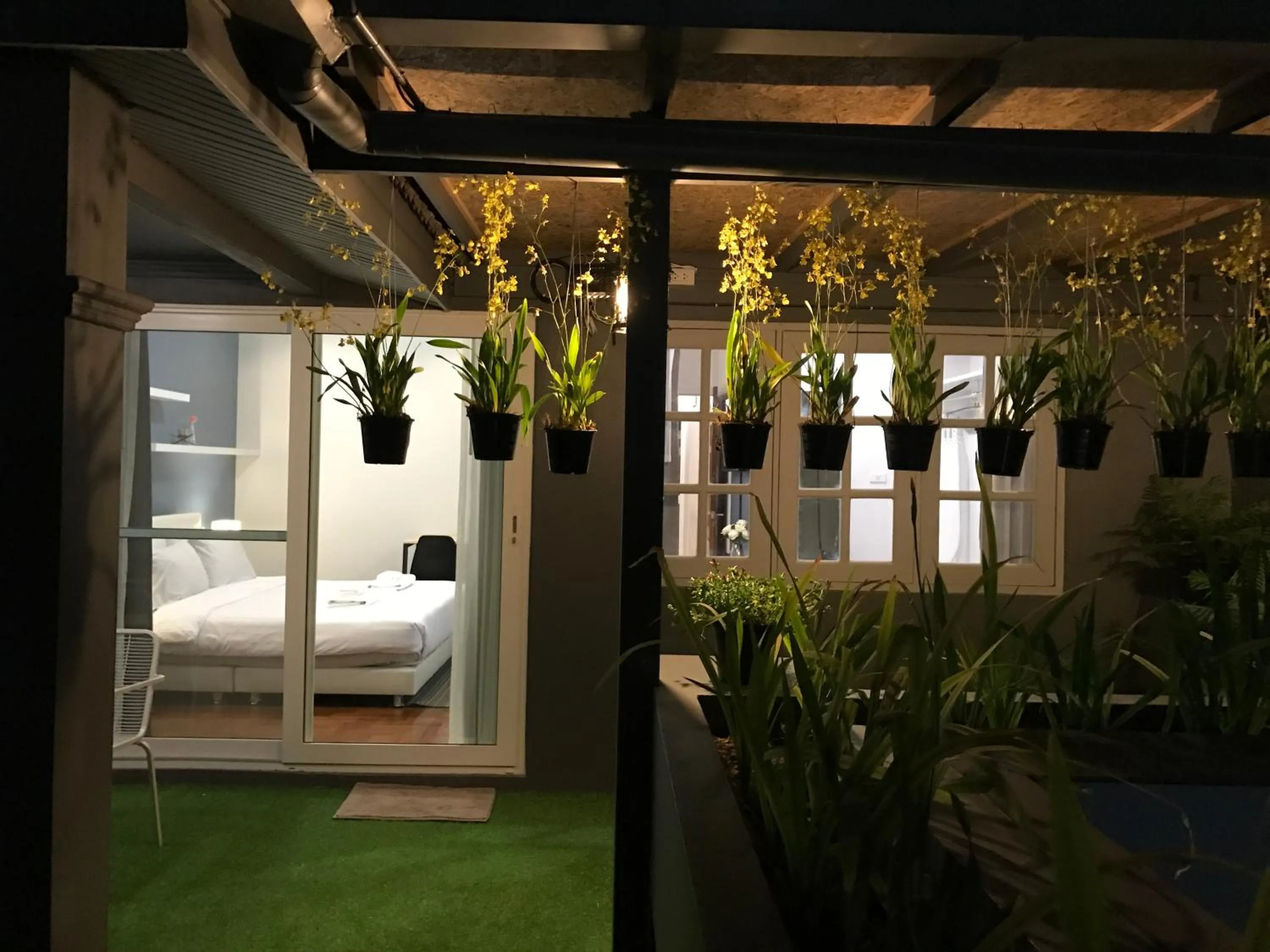 Balcony/Terrace, Bed in Sirinan Villa Nimman ChiangMai