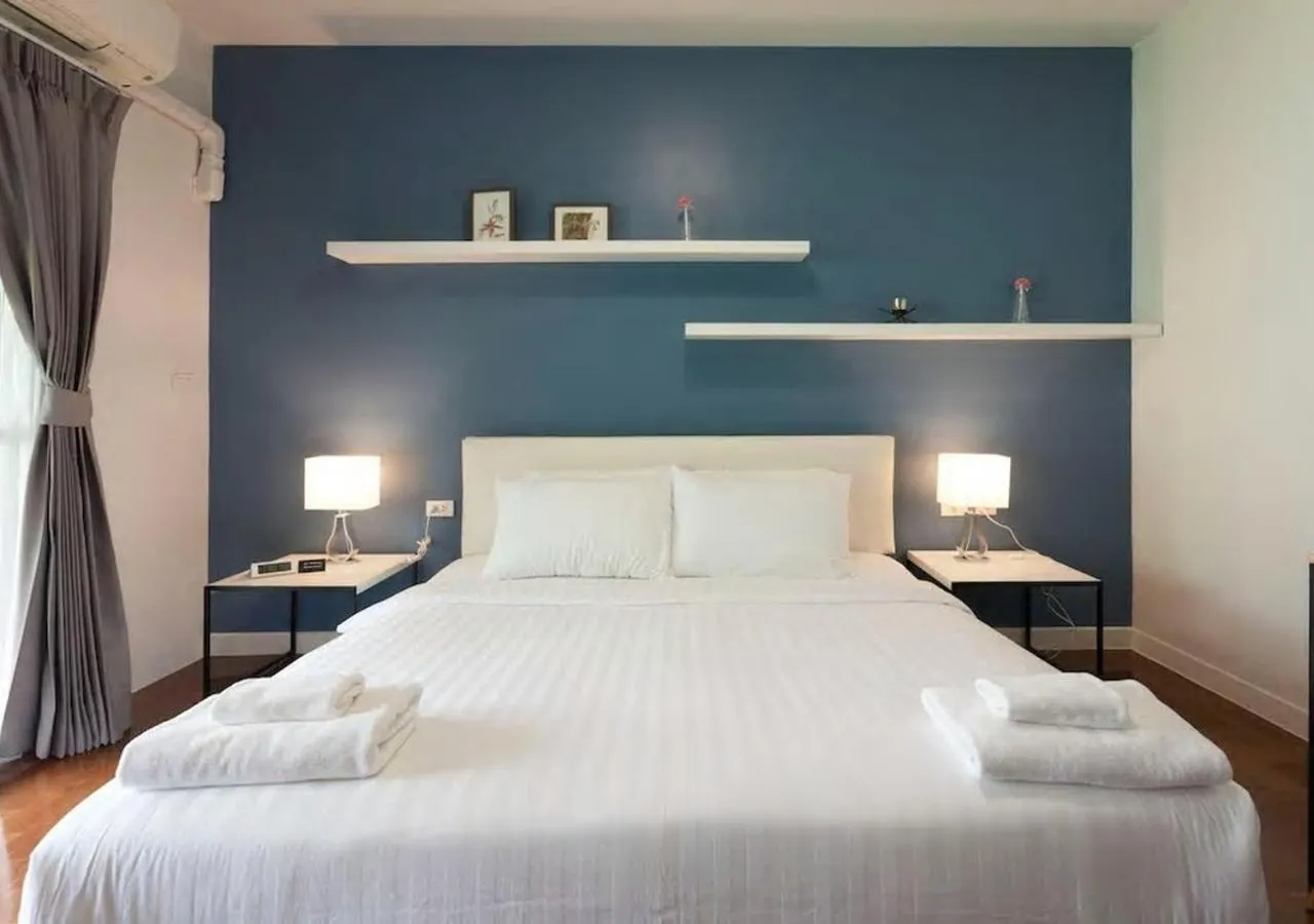 Bed in Sirinan Villa Nimman ChiangMai